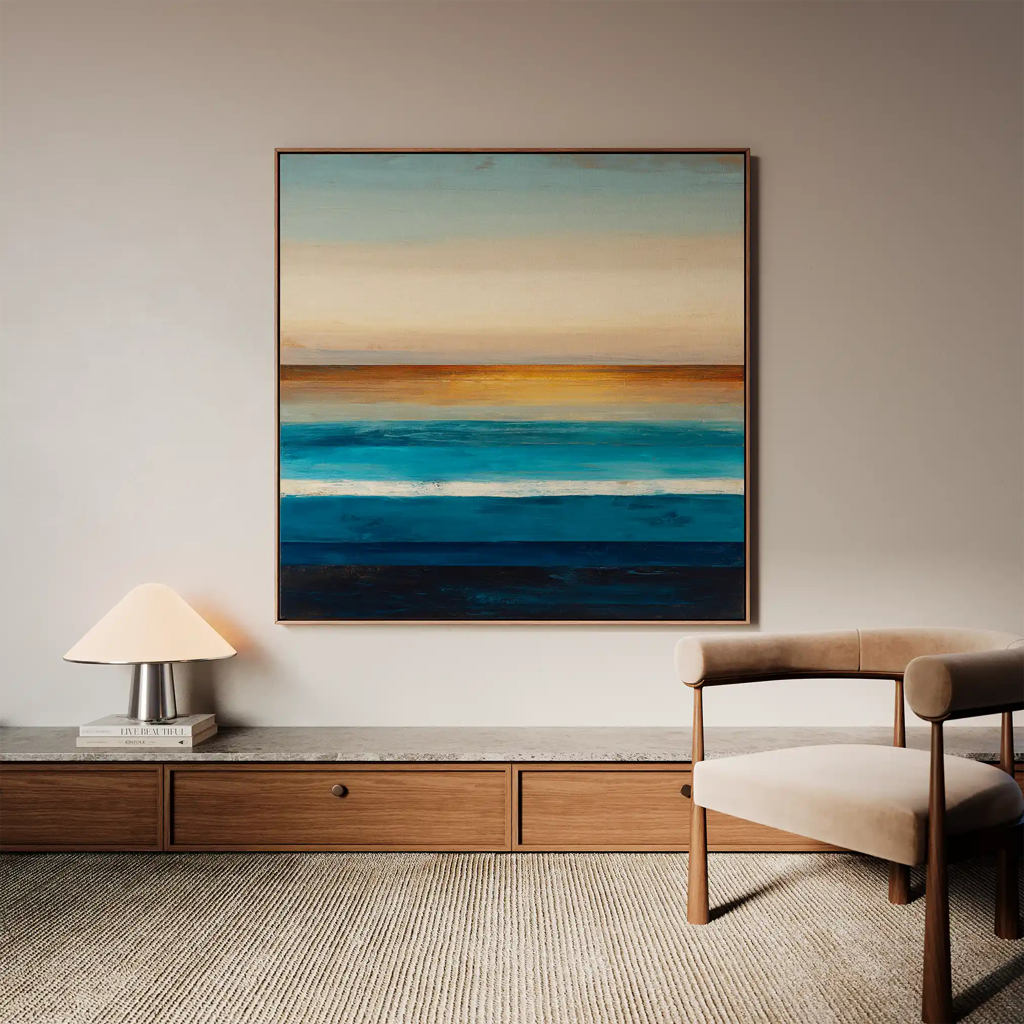 Abstract 794 Canvas Art 60 x 60 cm / Stretched on hidden frame