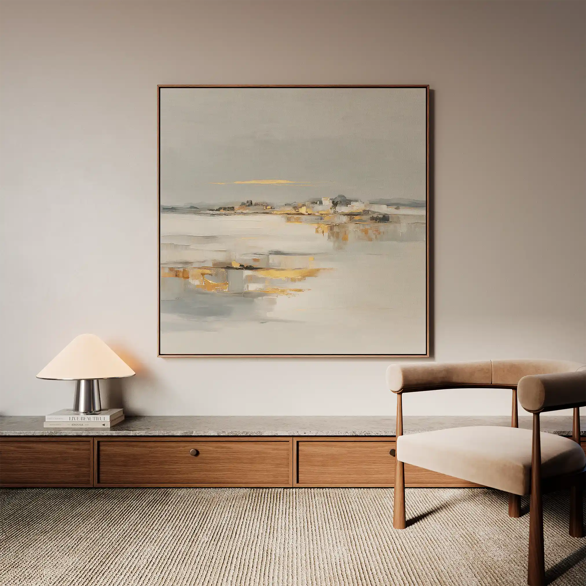 Abstract 795 Canvas Art 60 x 60 cm / Stretched on hidden frame