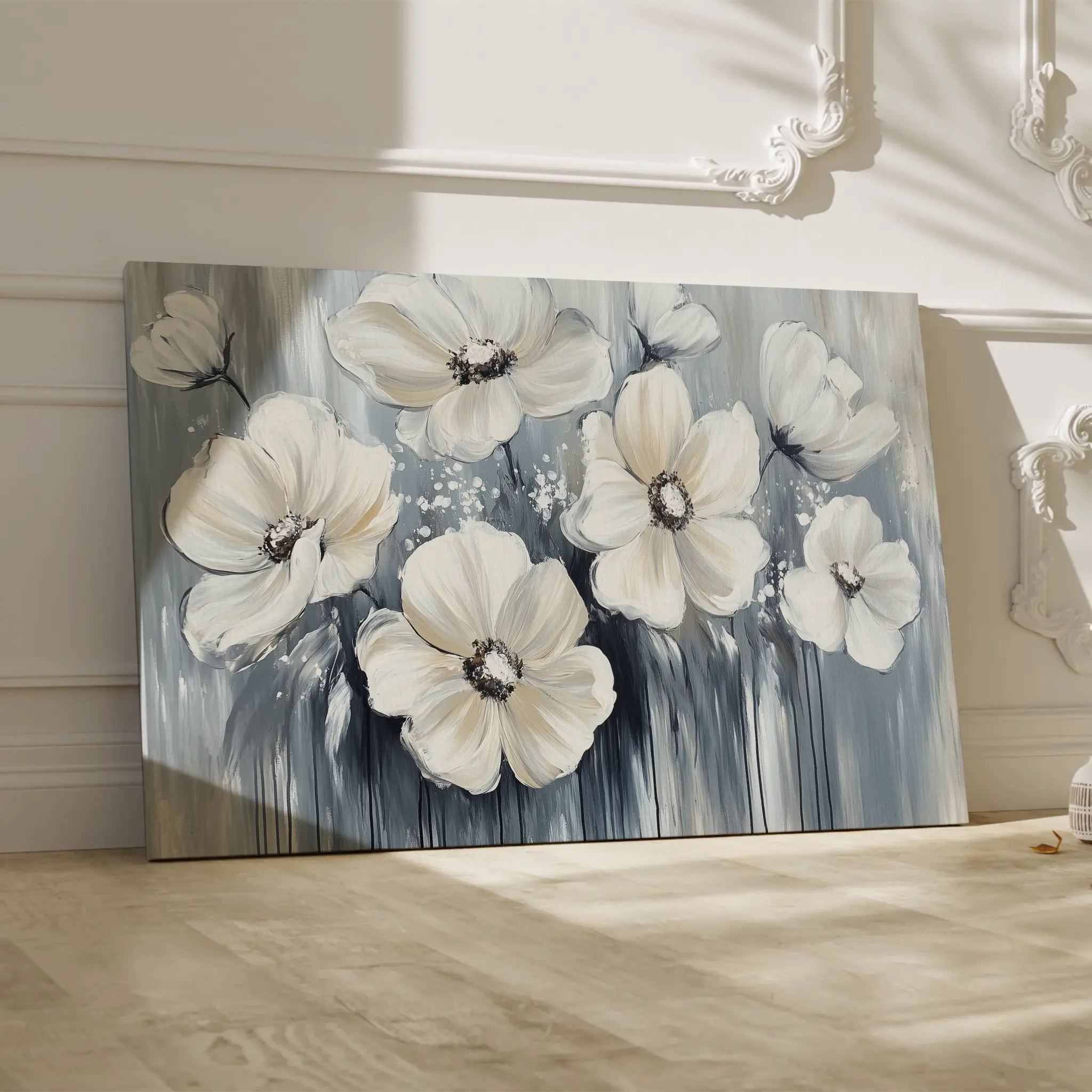 Floral Canvas Wall Art WAD795-F 90 x 60 cm / Stretched on hidden frame