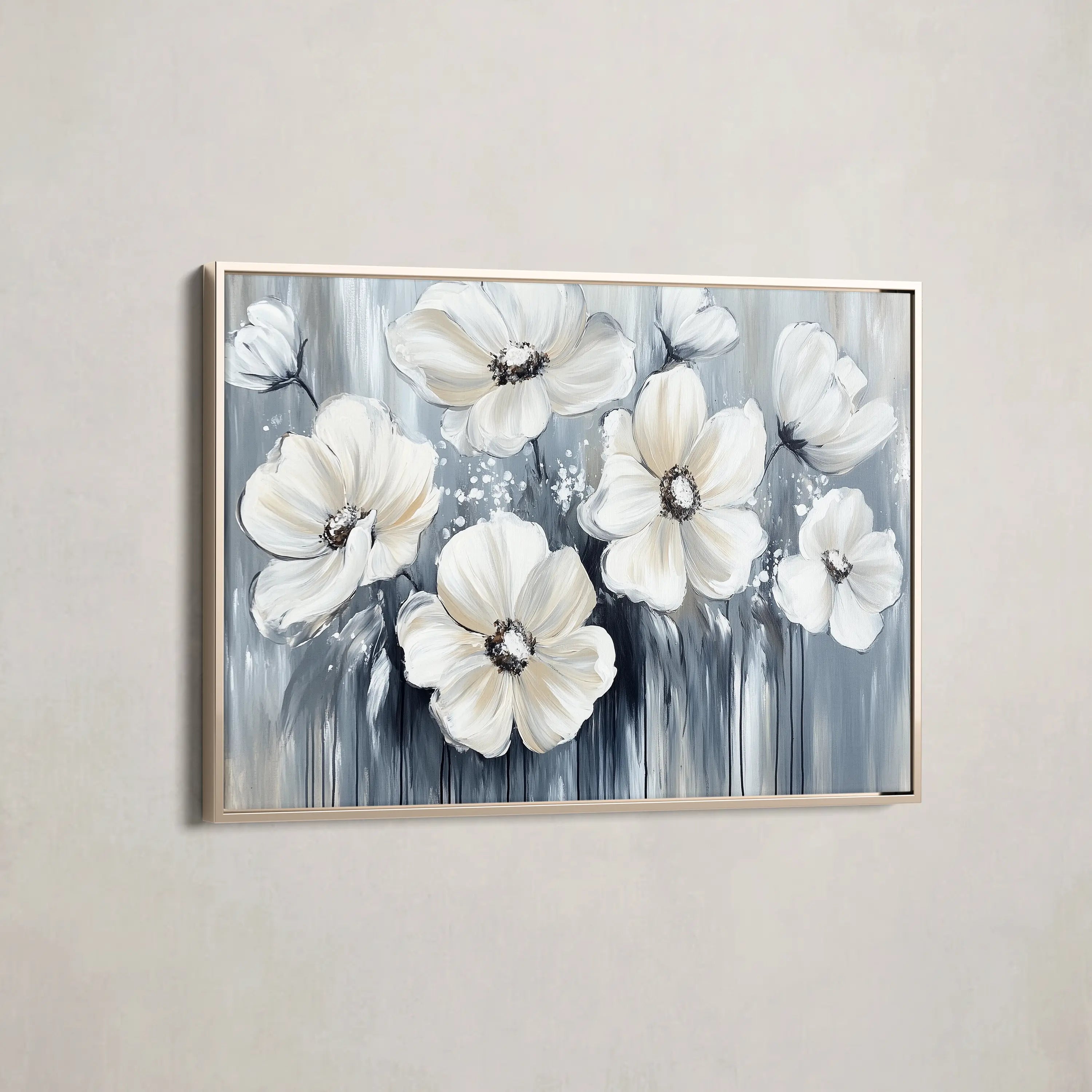 Floral Canvas Wall Art WAD795-F 90 x 60 cm / Stretched on hidden frame