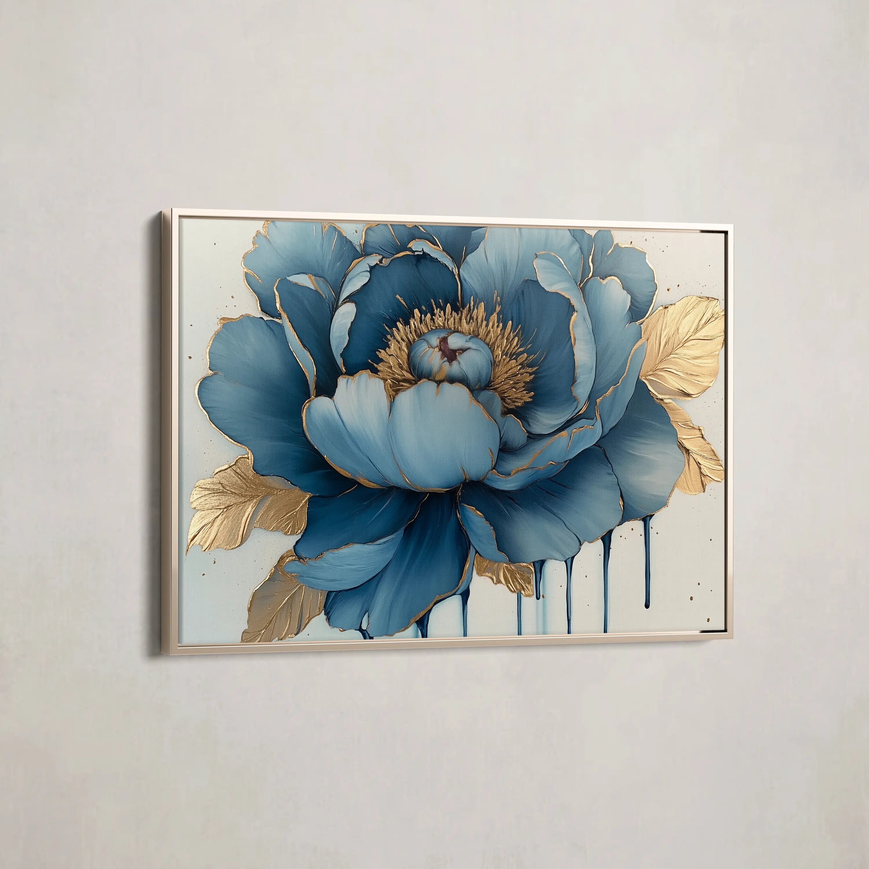 Floral Canvas Wall Art WAD796-F 90 x 60 cm / Stretched on hidden frame