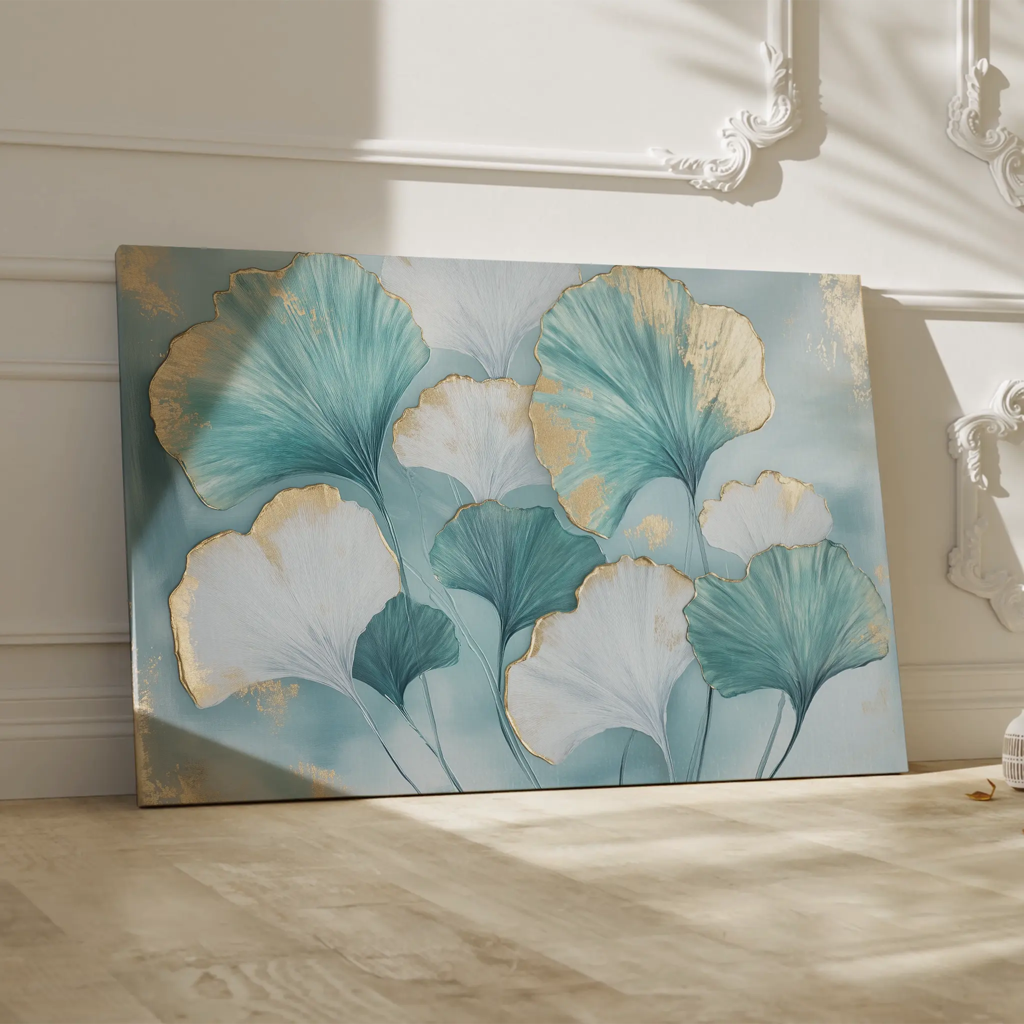 Floral Canvas Wall Art WAD798-F 90 x 60 cm / Stretched on hidden frame