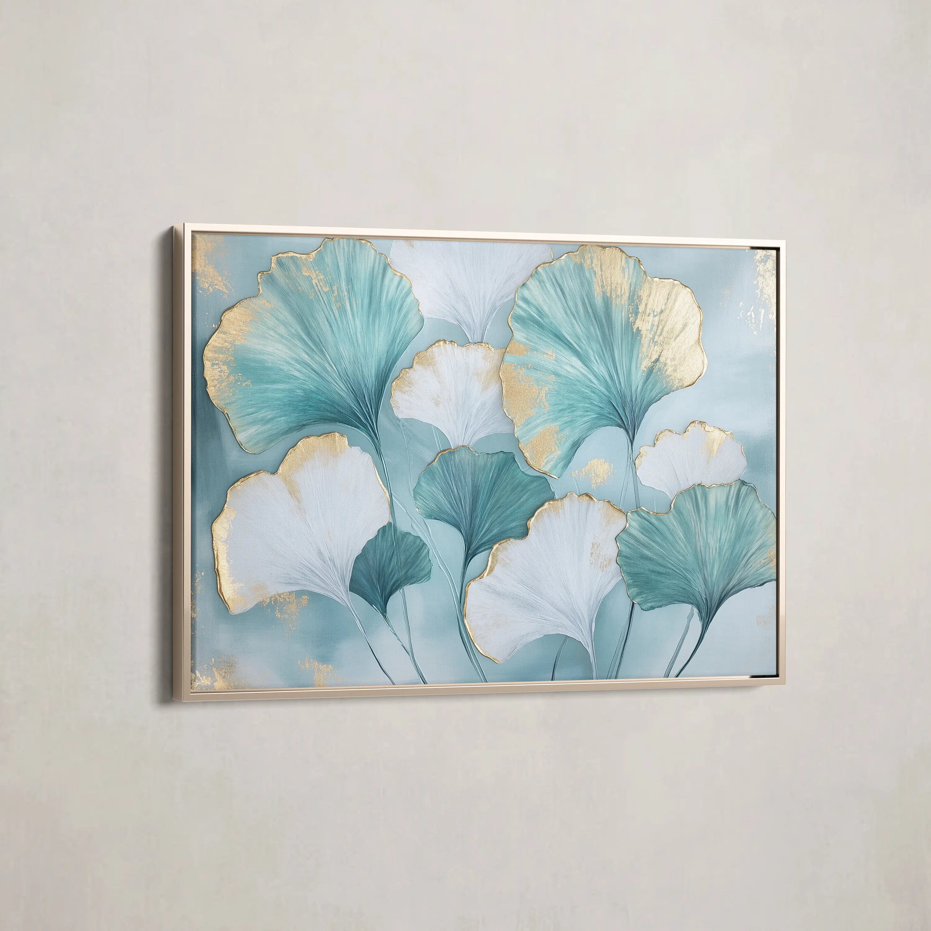 Floral Canvas Wall Art WAD798-F 90 x 60 cm / Stretched on hidden frame