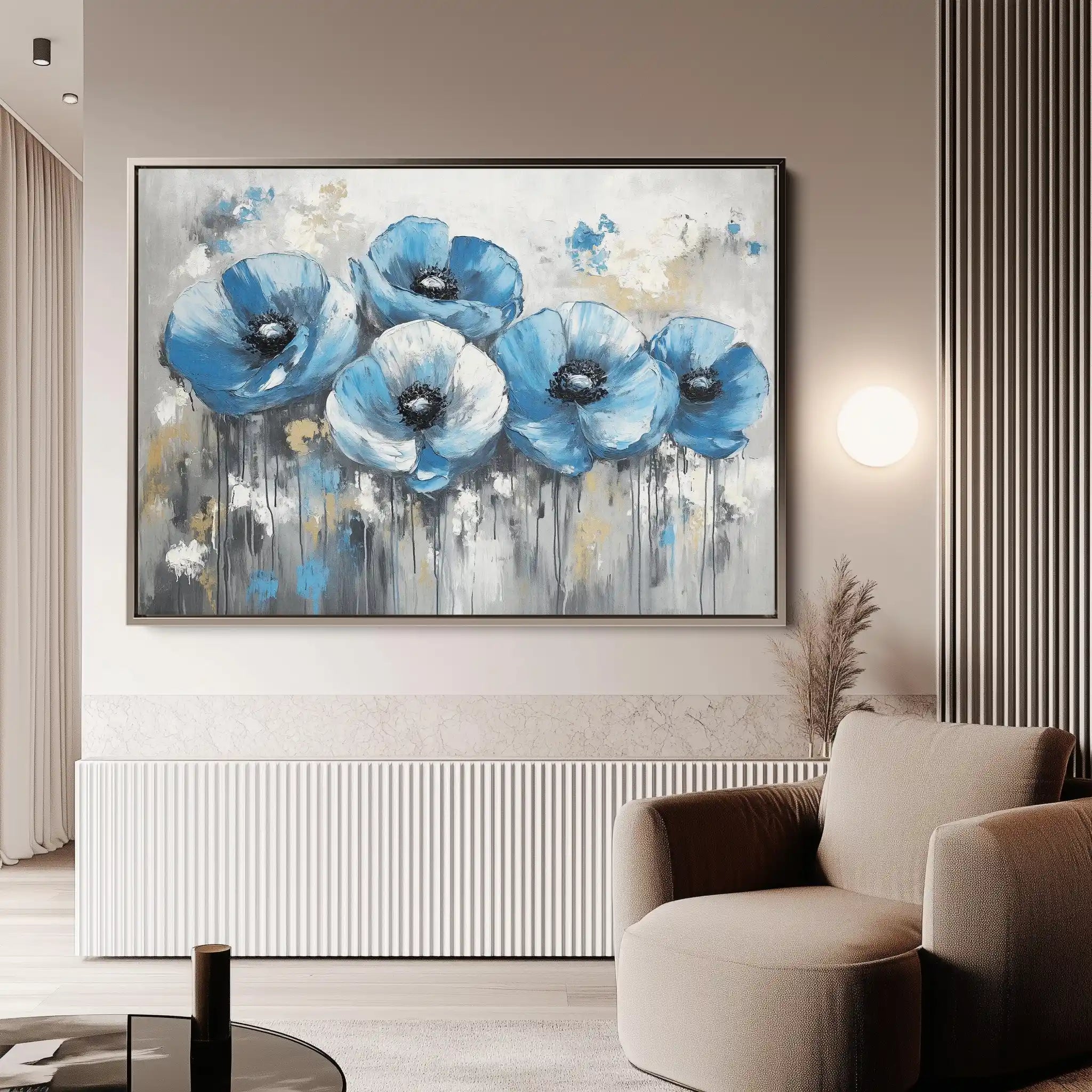 Floral Canvas Wall Art WAD799-F 90 x 60 cm / Stretched on hidden frame
