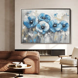 Floral Canvas Wall Art WAD799-F 90 x 60 cm / Stretched on hidden frame