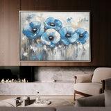 Floral Canvas Wall Art WAD799-F 90 x 60 cm / Stretched on hidden frame