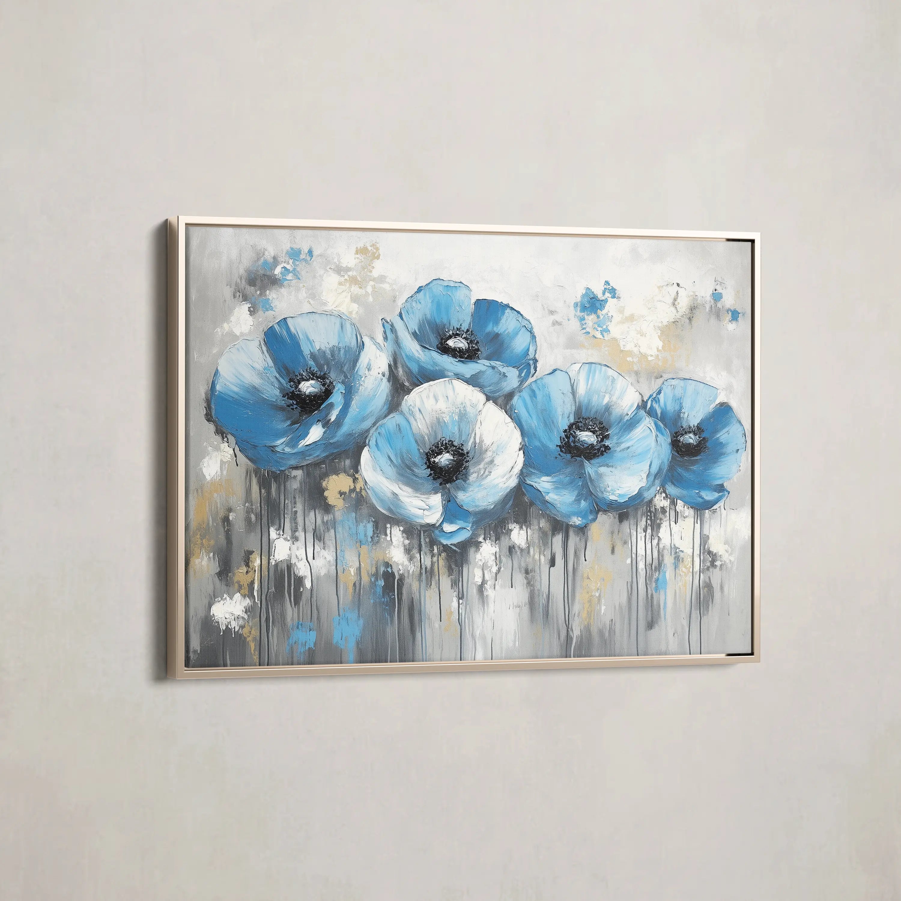 Floral Canvas Wall Art WAD799-F 90 x 60 cm / Stretched on hidden frame