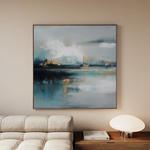 Abstract 800 Canvas Art 60 x 60 cm / Stretched on hidden frame