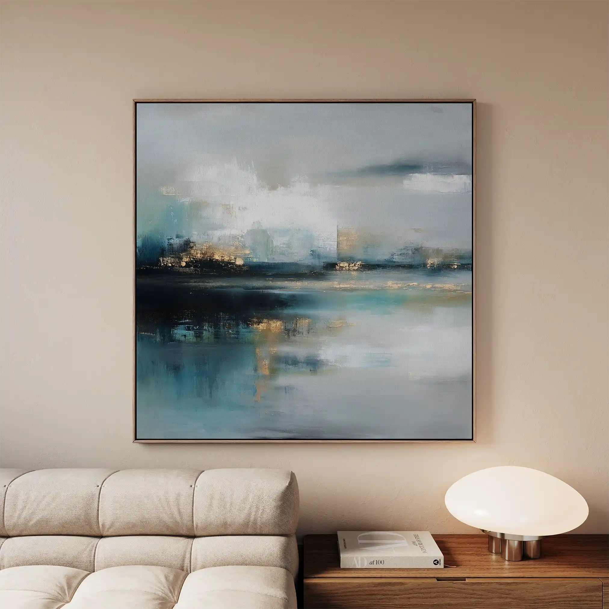 Abstract 800 Canvas Art 60 x 60 cm / Stretched on hidden frame