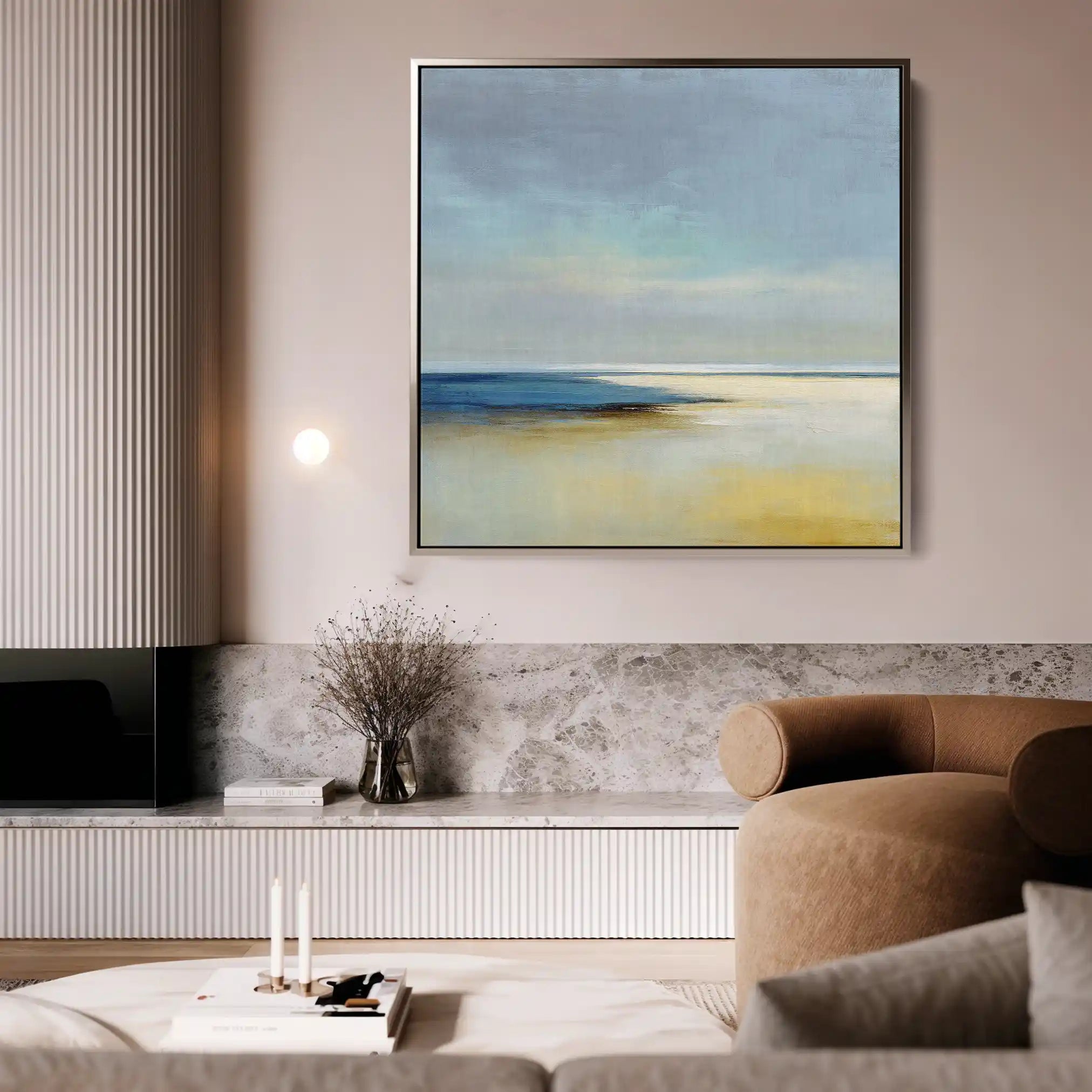 Abstract 801 Canvas Art 60 x 60 cm / Stretched on hidden frame