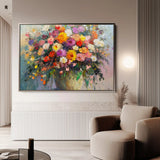 Floral Canvas Wall Art WAD801-F 90 x 60 cm / Stretched on hidden frame