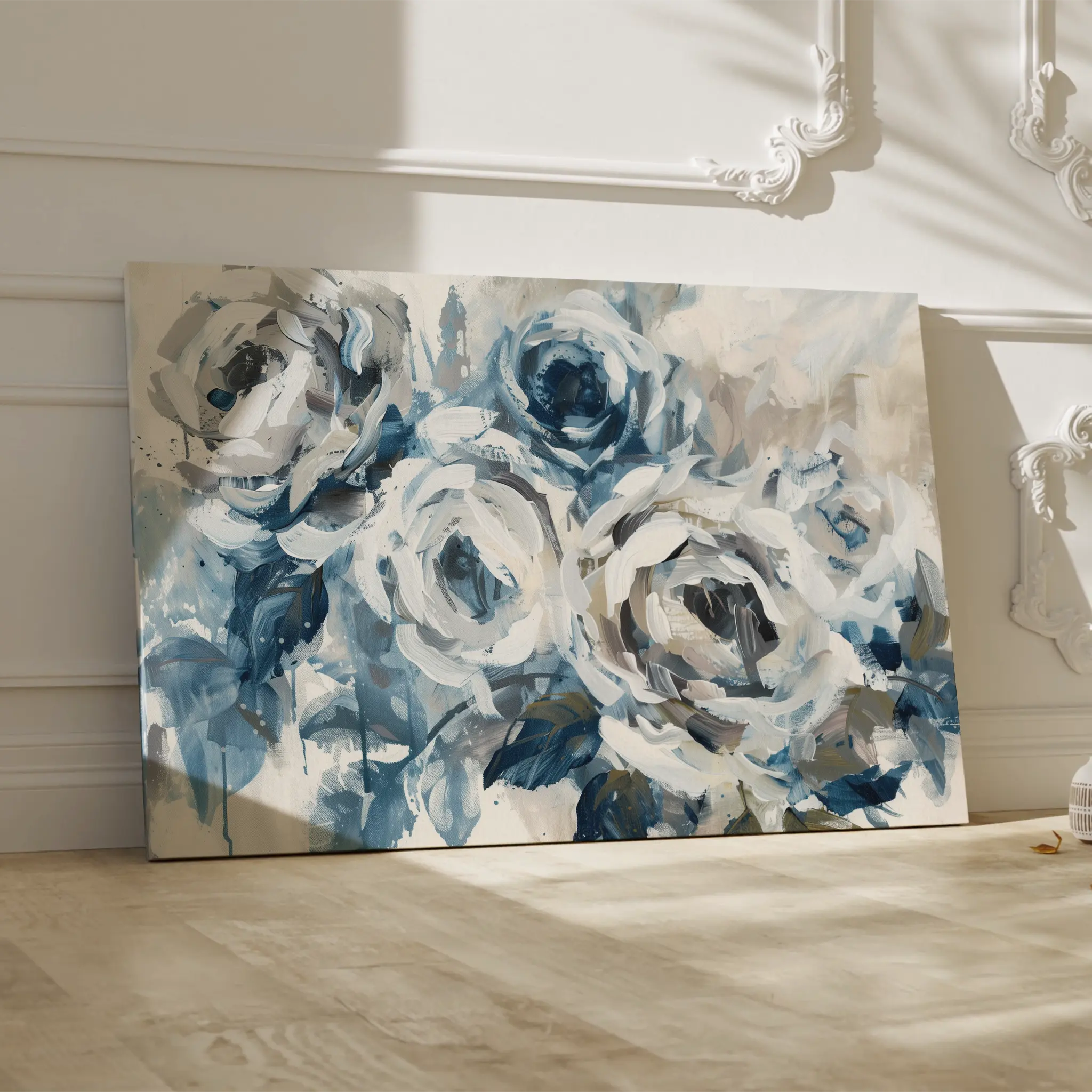 Floral Canvas Wall Art WAD802-F 90 x 60 cm / Stretched on hidden frame