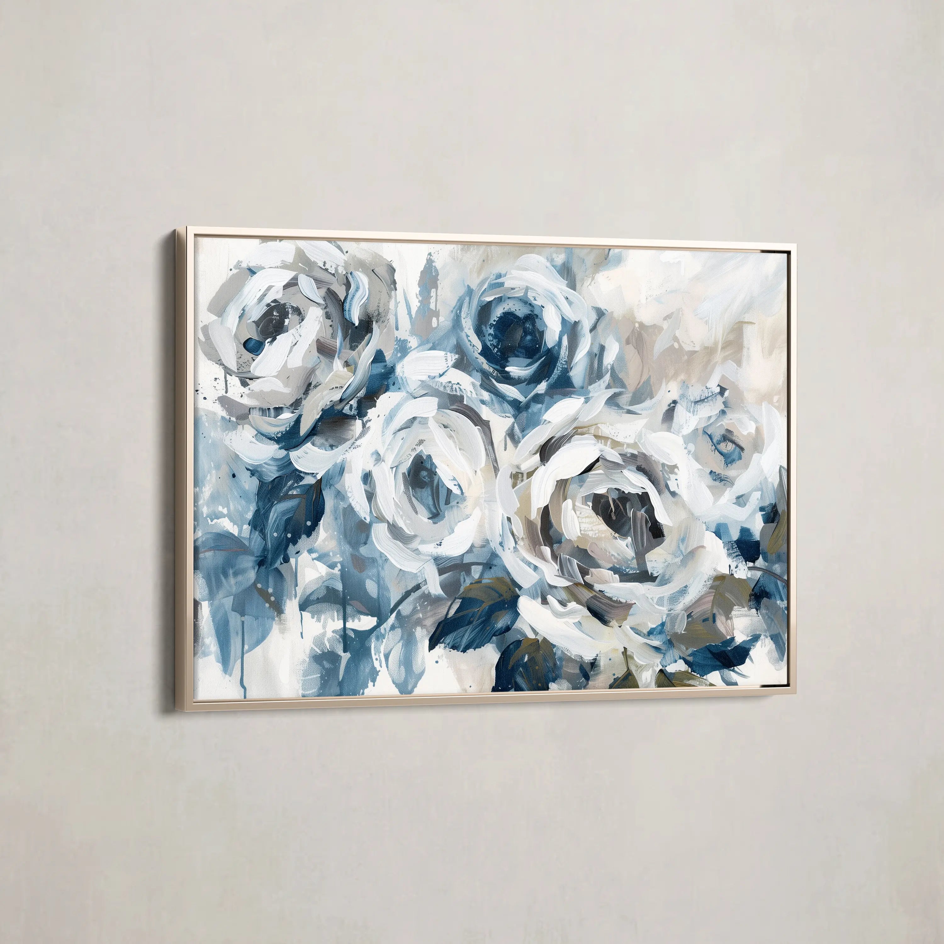 Floral Canvas Wall Art WAD802-F 90 x 60 cm / Stretched on hidden frame