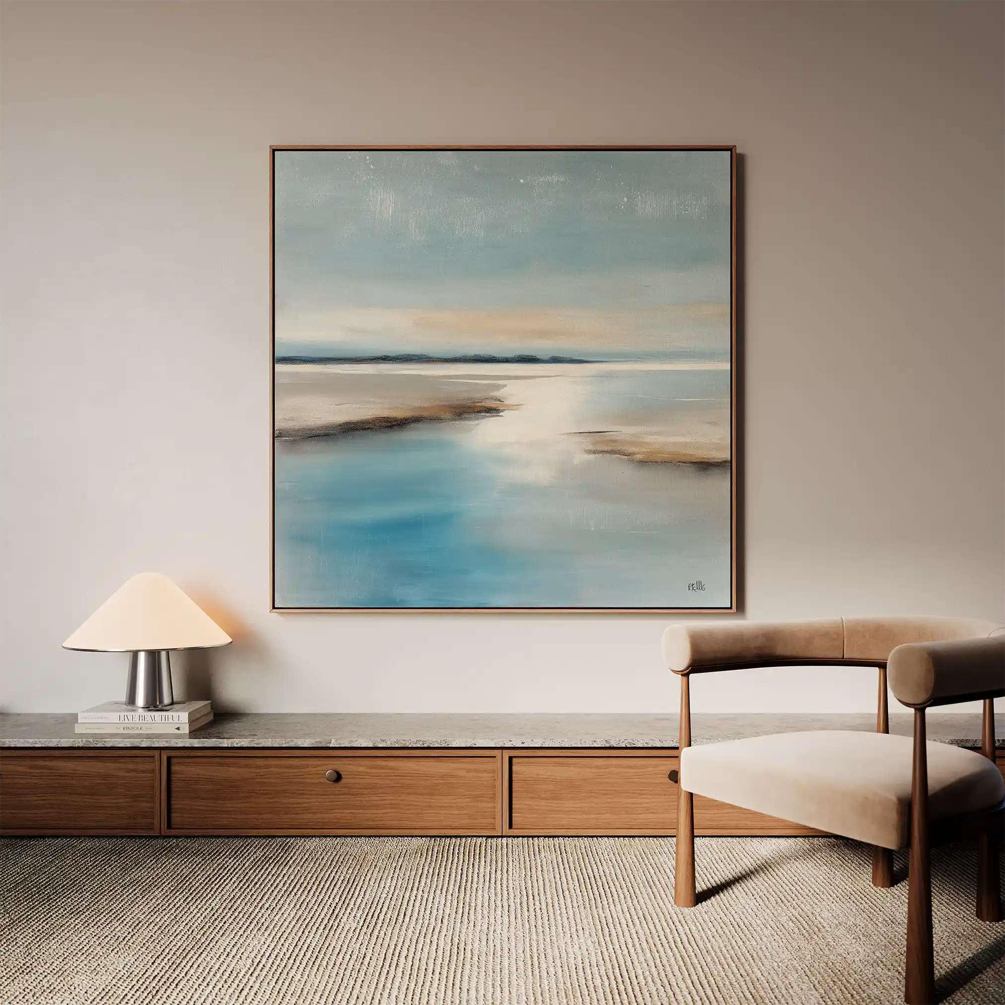 Abstract 803 Canvas Art 60 x 60 cm / Stretched on hidden frame