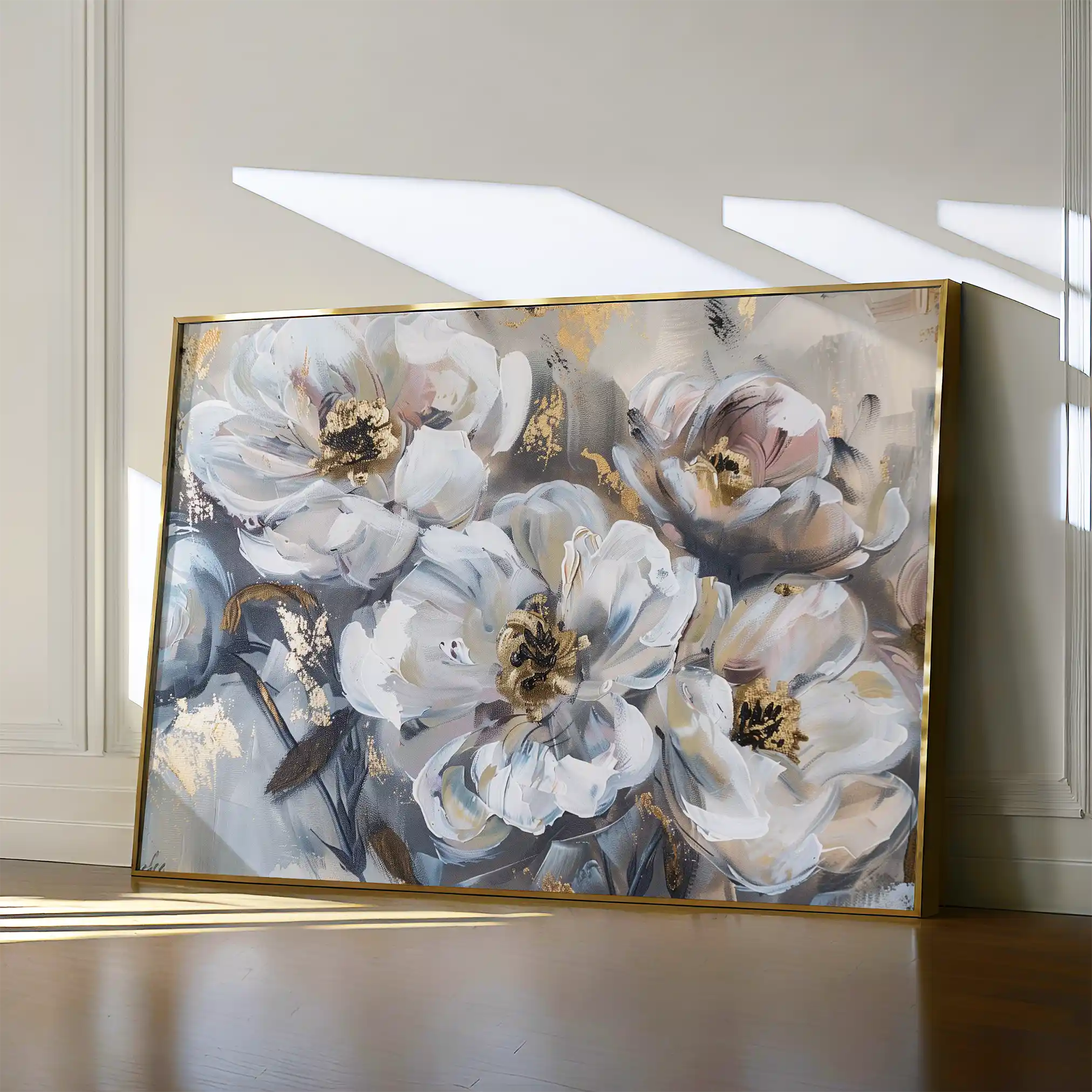 Floral Canvas Wall Art WAD803-F 90 x 60 cm / Stretched on hidden frame