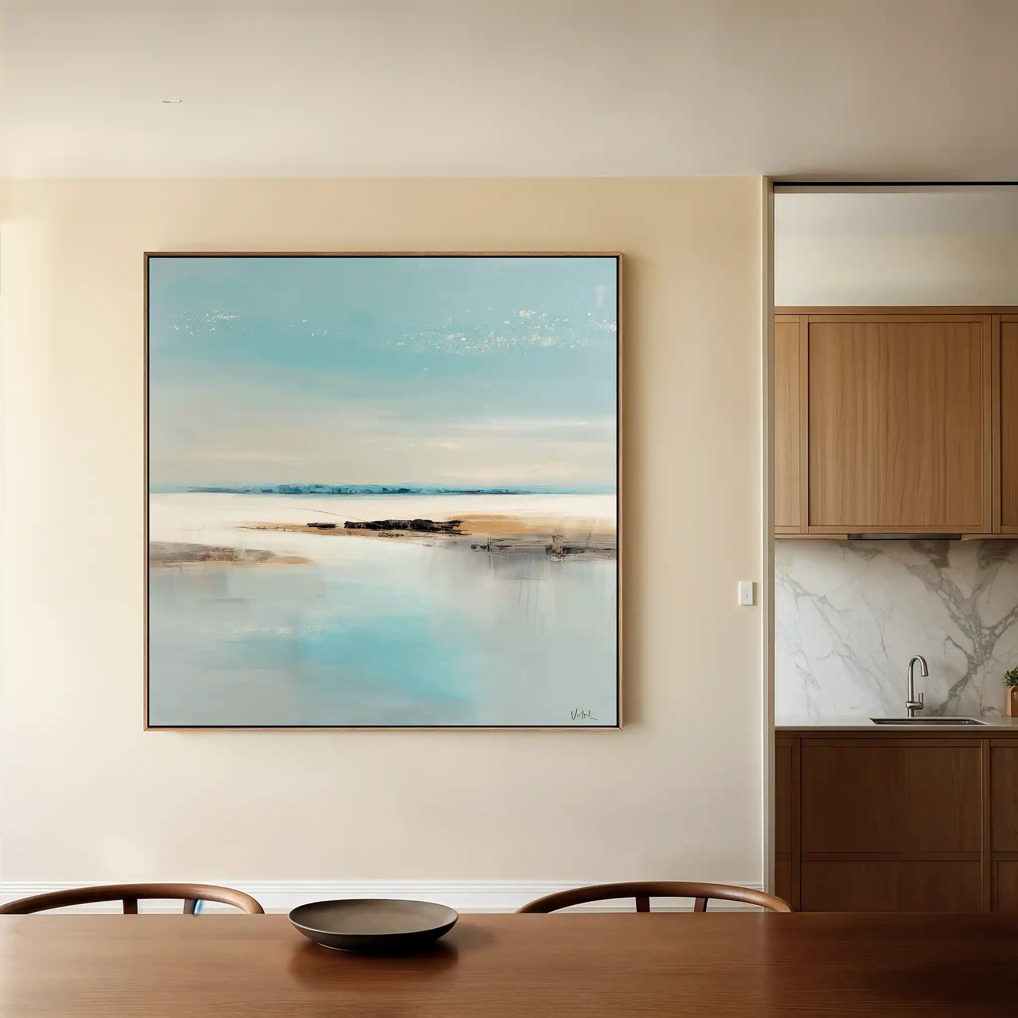 Abstract 804 Canvas Art 60 x 60 cm / Stretched on hidden frame