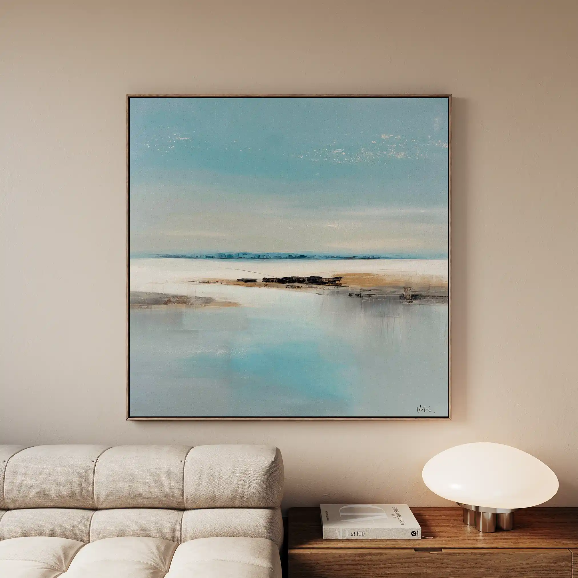 Abstract 804 Canvas Art 60 x 60 cm / Stretched on hidden frame