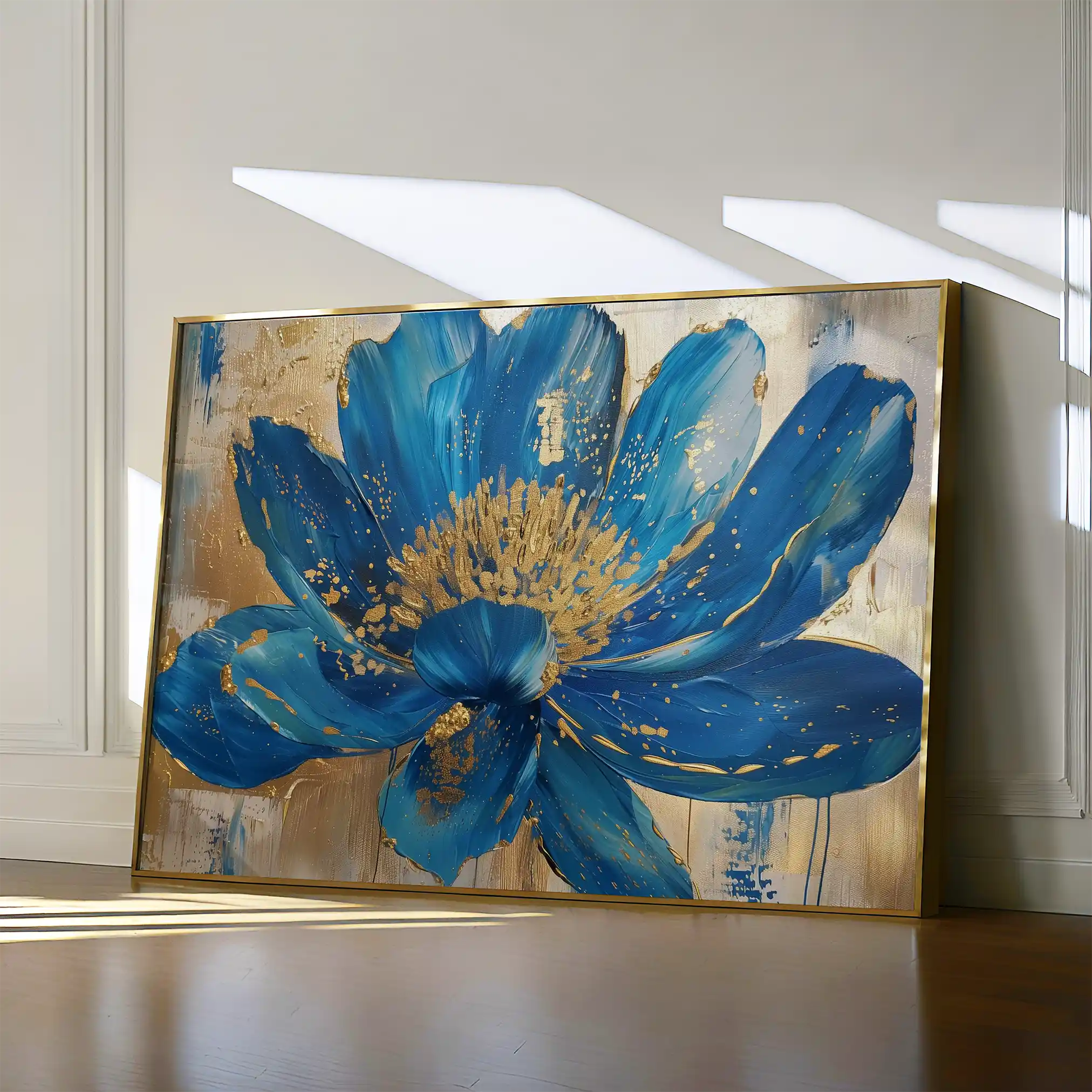 Floral Canvas Wall Art WAD804-F 90 x 60 cm / Stretched on hidden frame