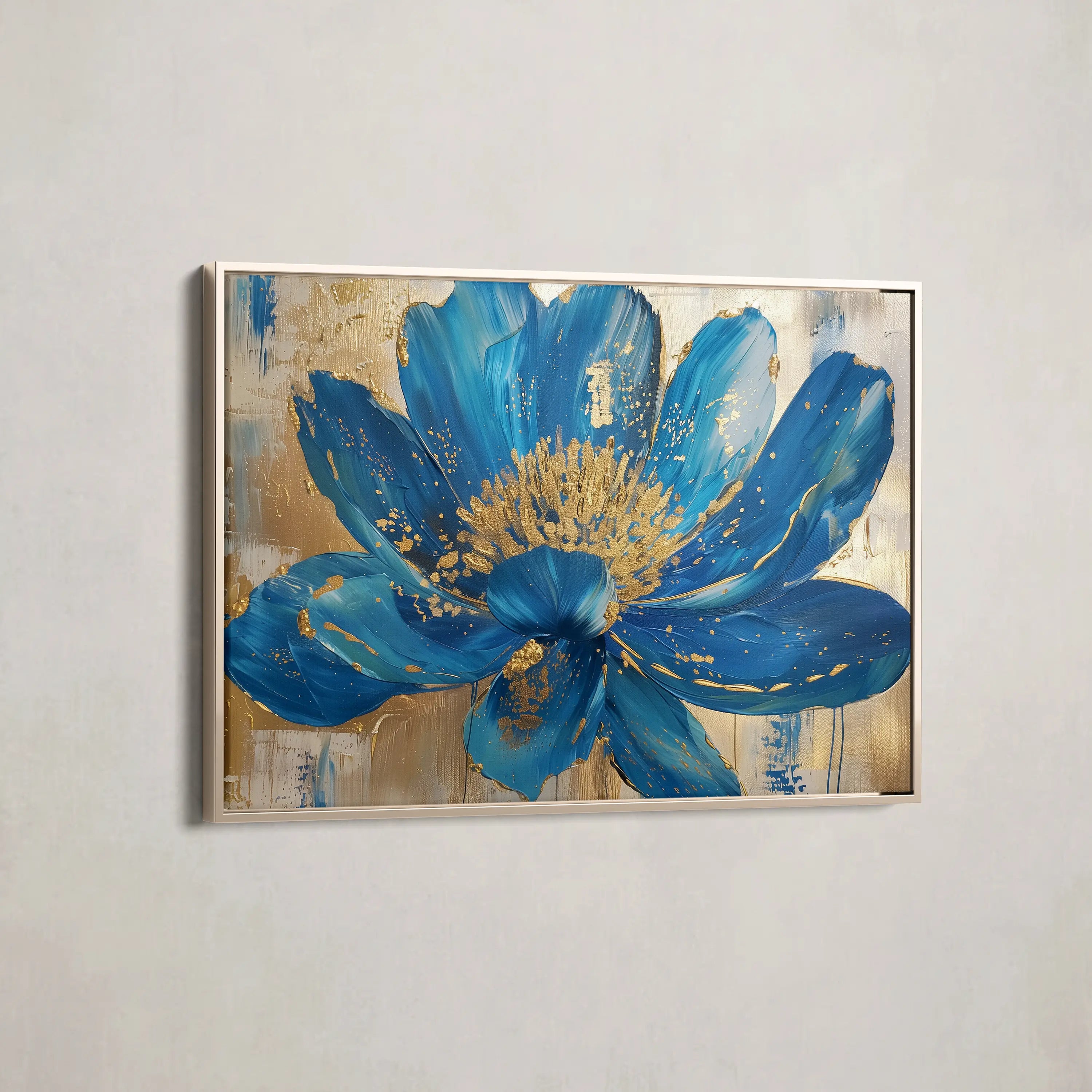 Floral Canvas Wall Art WAD804-F 90 x 60 cm / Stretched on hidden frame