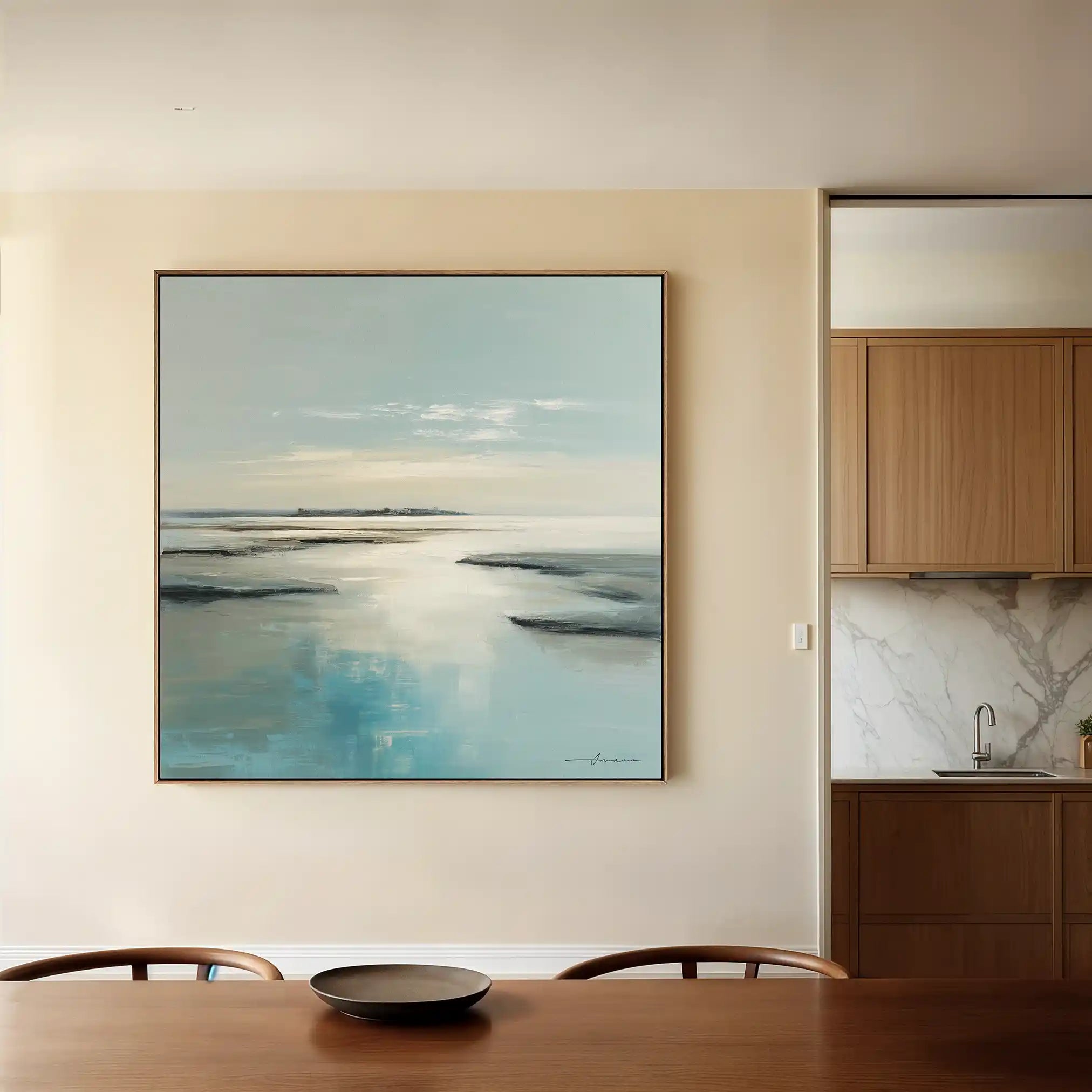 Abstract 805 Canvas Art 60 x 60 cm / Stretched on hidden frame