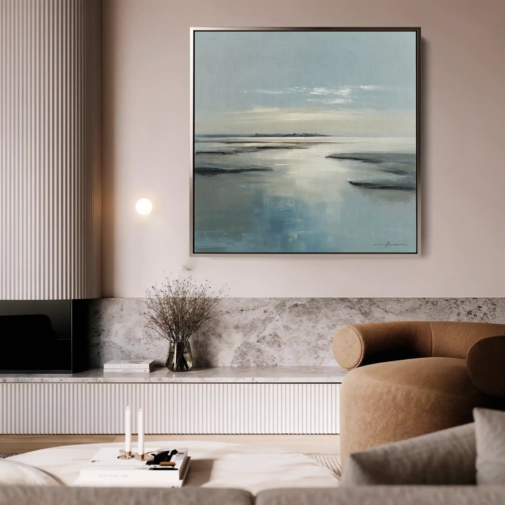 Abstract 805 Canvas Art 60 x 60 cm / Stretched on hidden frame