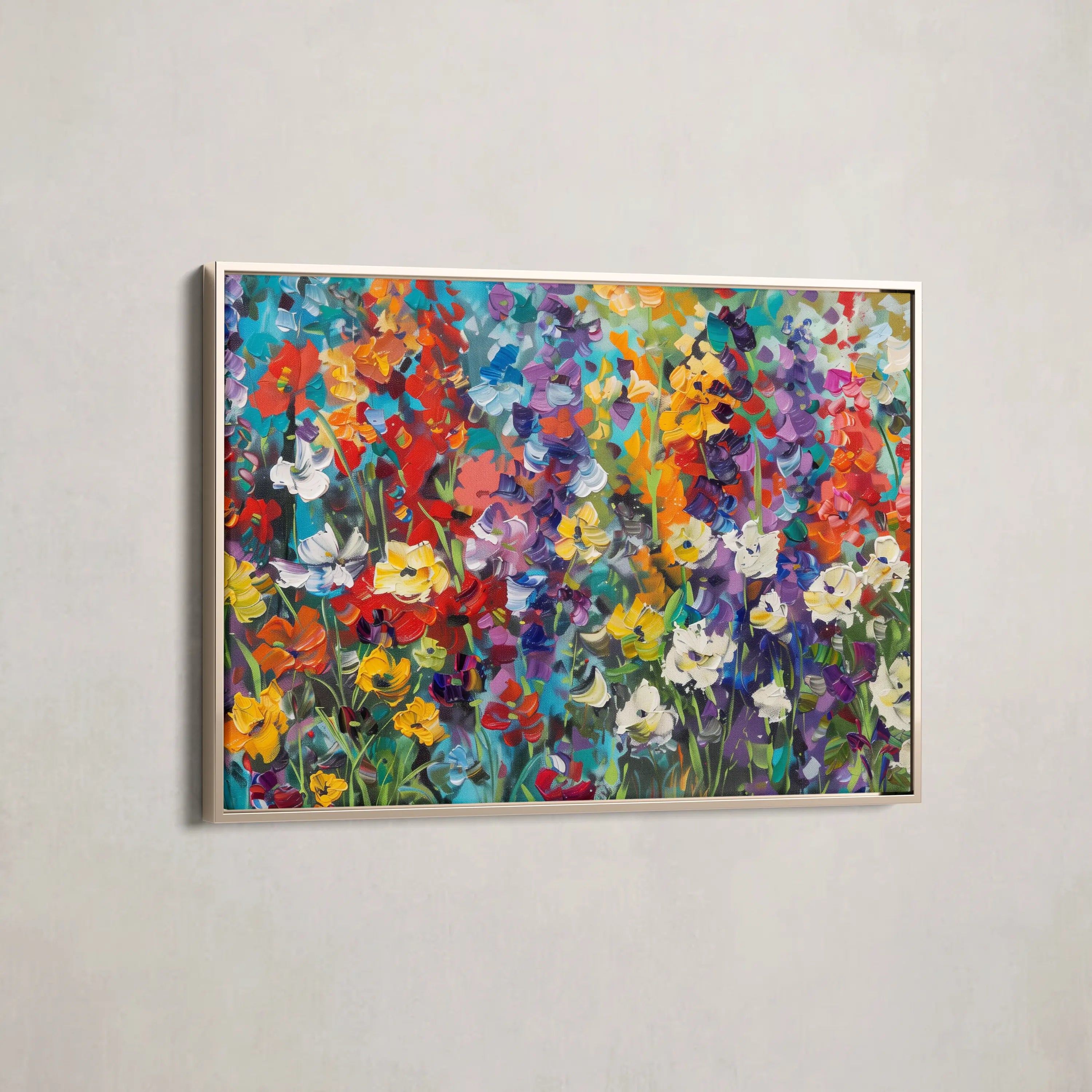 Floral Canvas Wall Art WAD805-F 90 x 60 cm / Stretched on hidden frame