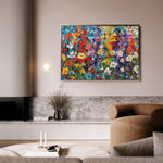 Floral Canvas Wall Art WAD805-F 90 x 60 cm / Stretched on hidden frame
