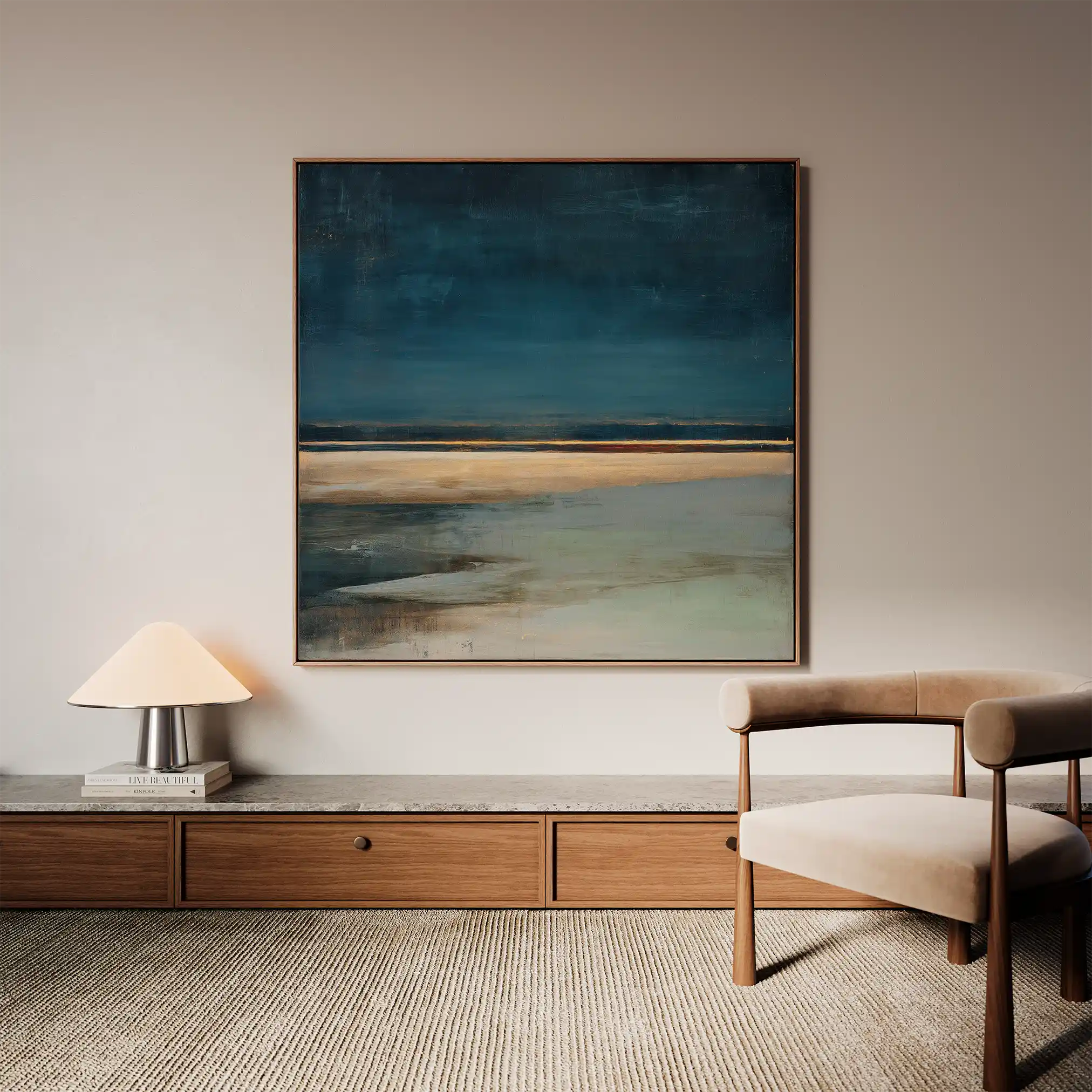 Abstract 806 Canvas Art 60 x 60 cm / Stretched on hidden frame