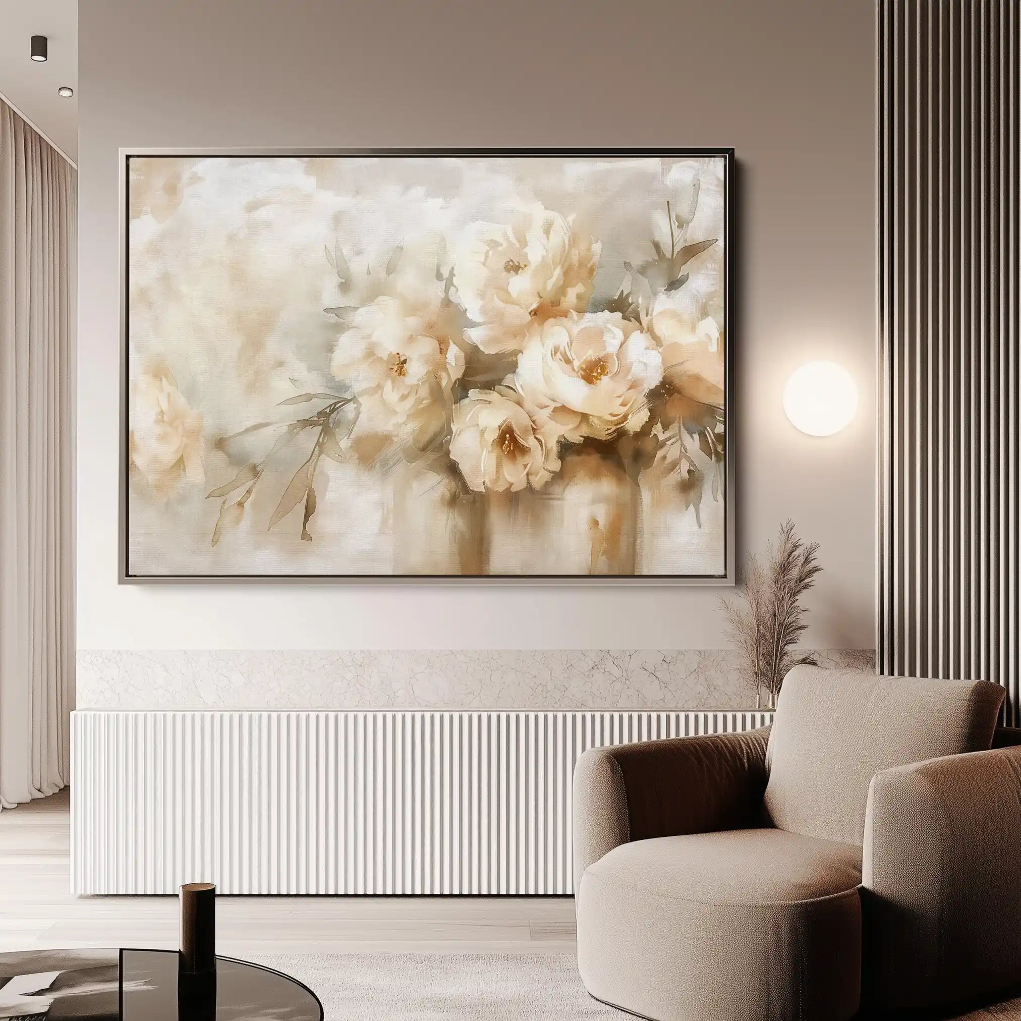 Floral Canvas Wall Art WAD806-F 90 x 60 cm / Stretched on hidden frame