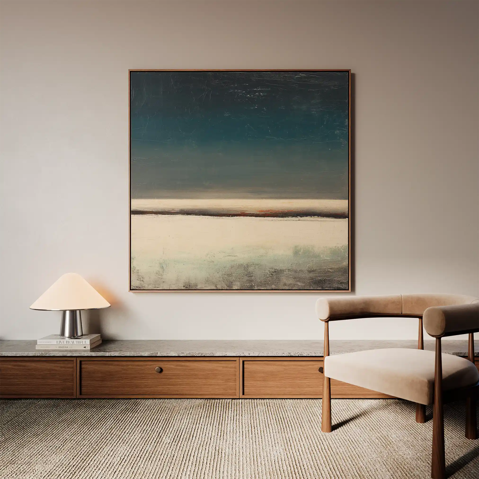 Abstract 807 Canvas Art 60 x 60 cm / Stretched on hidden frame