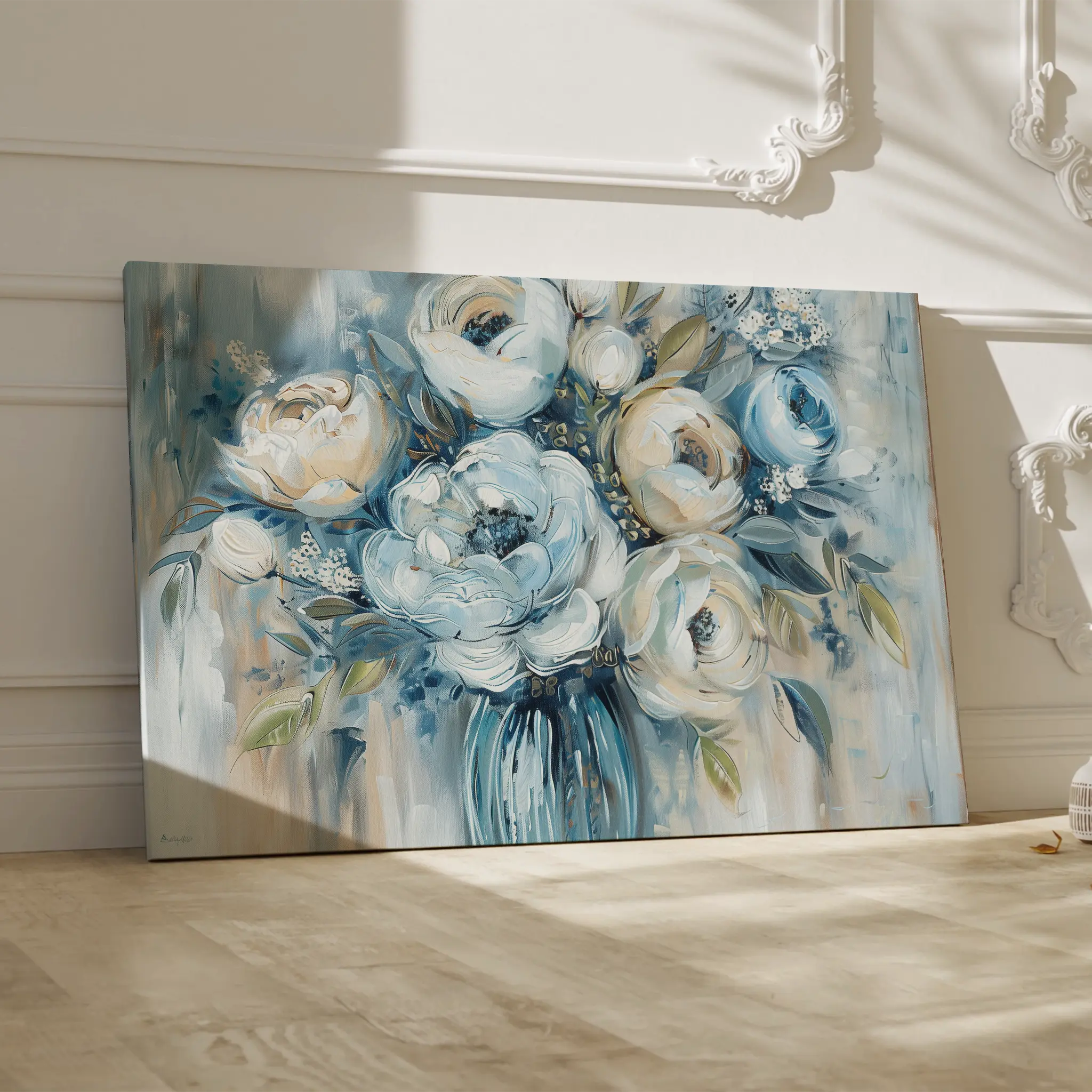 Floral Canvas Wall Art WAD807-F 90 x 60 cm / Stretched on hidden frame