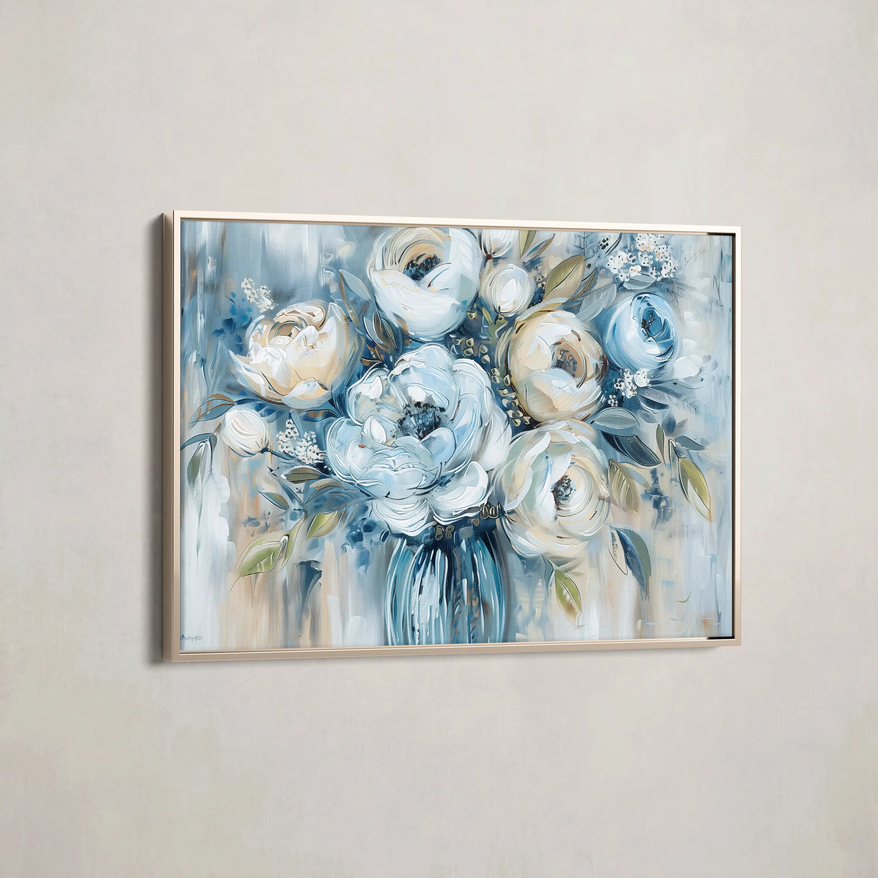 Floral Canvas Wall Art WAD807-F 90 x 60 cm / Stretched on hidden frame