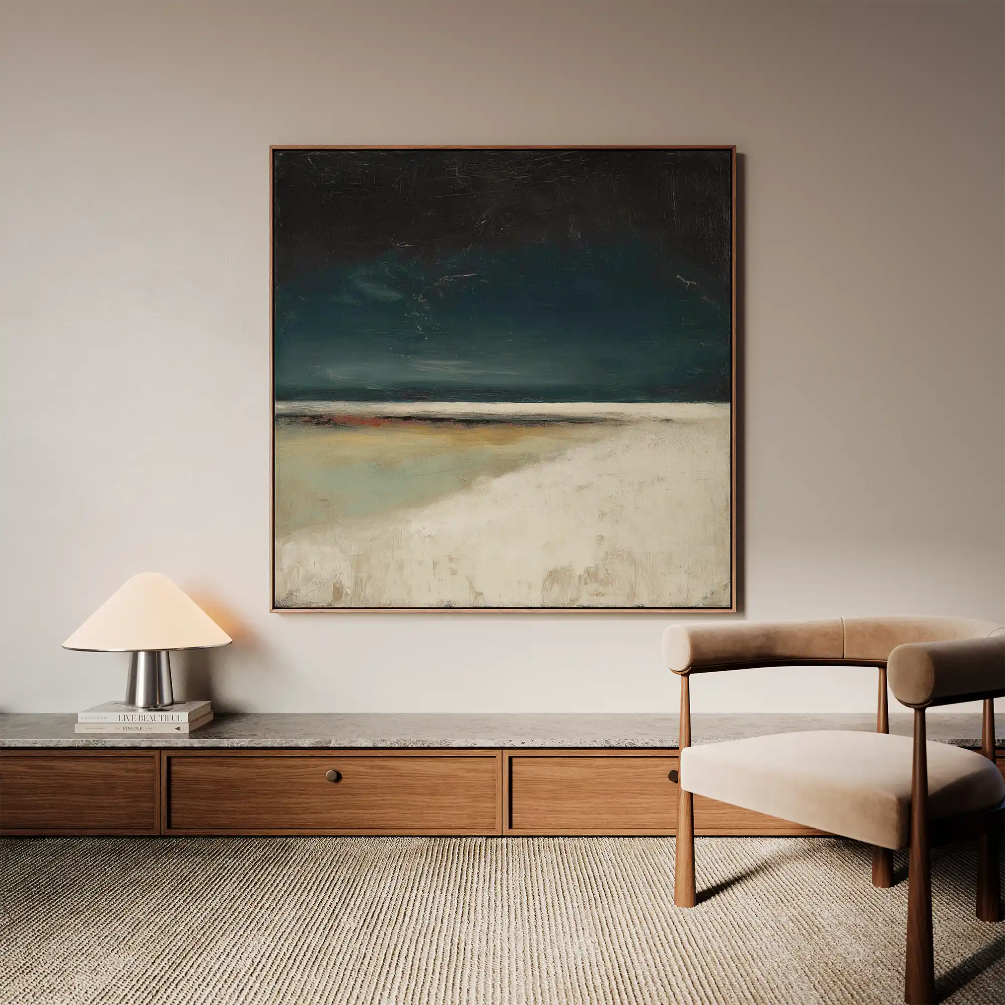 Abstract 808 Canvas Art 60 x 60 cm / Stretched on hidden frame