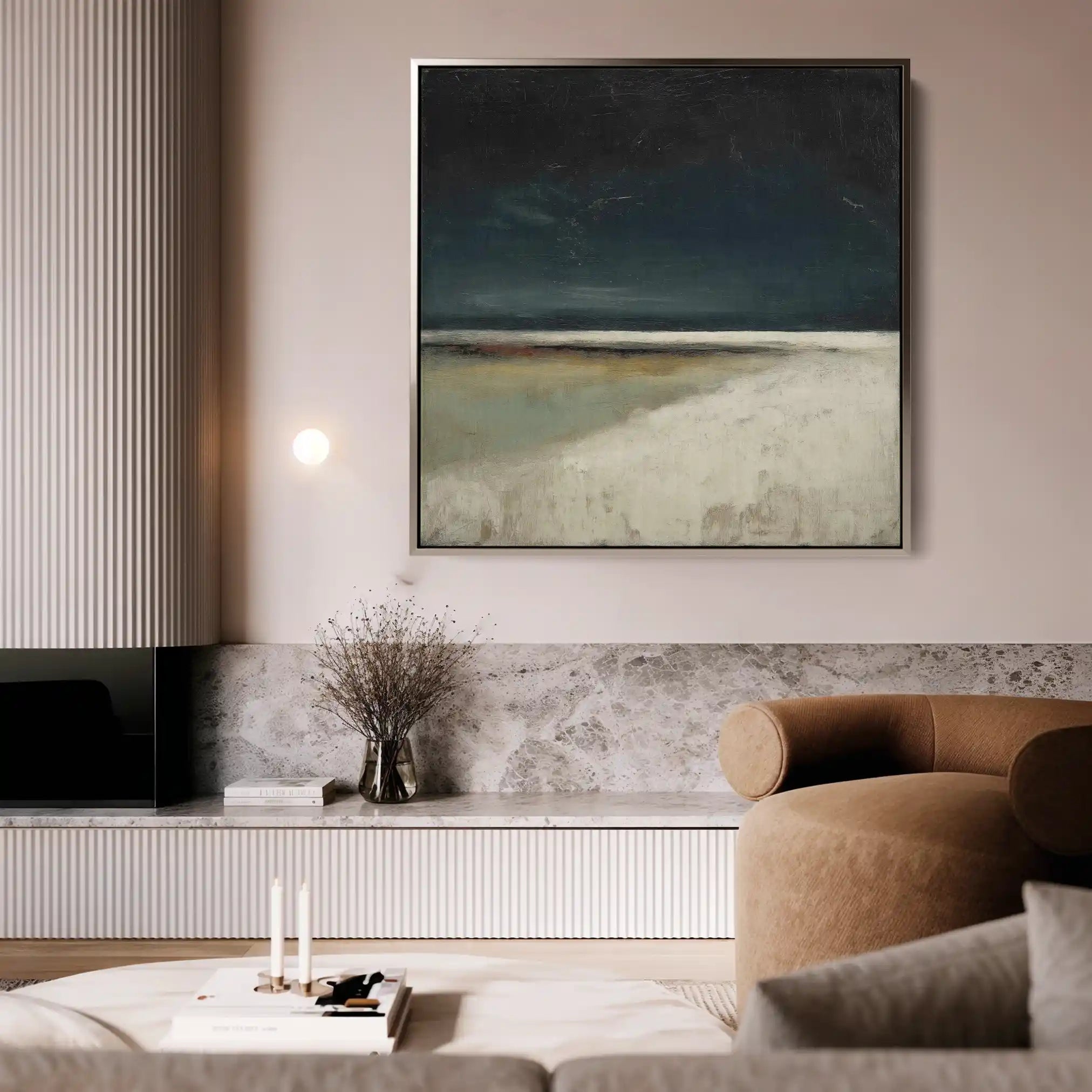 Abstract 808 Canvas Art 60 x 60 cm / Stretched on hidden frame