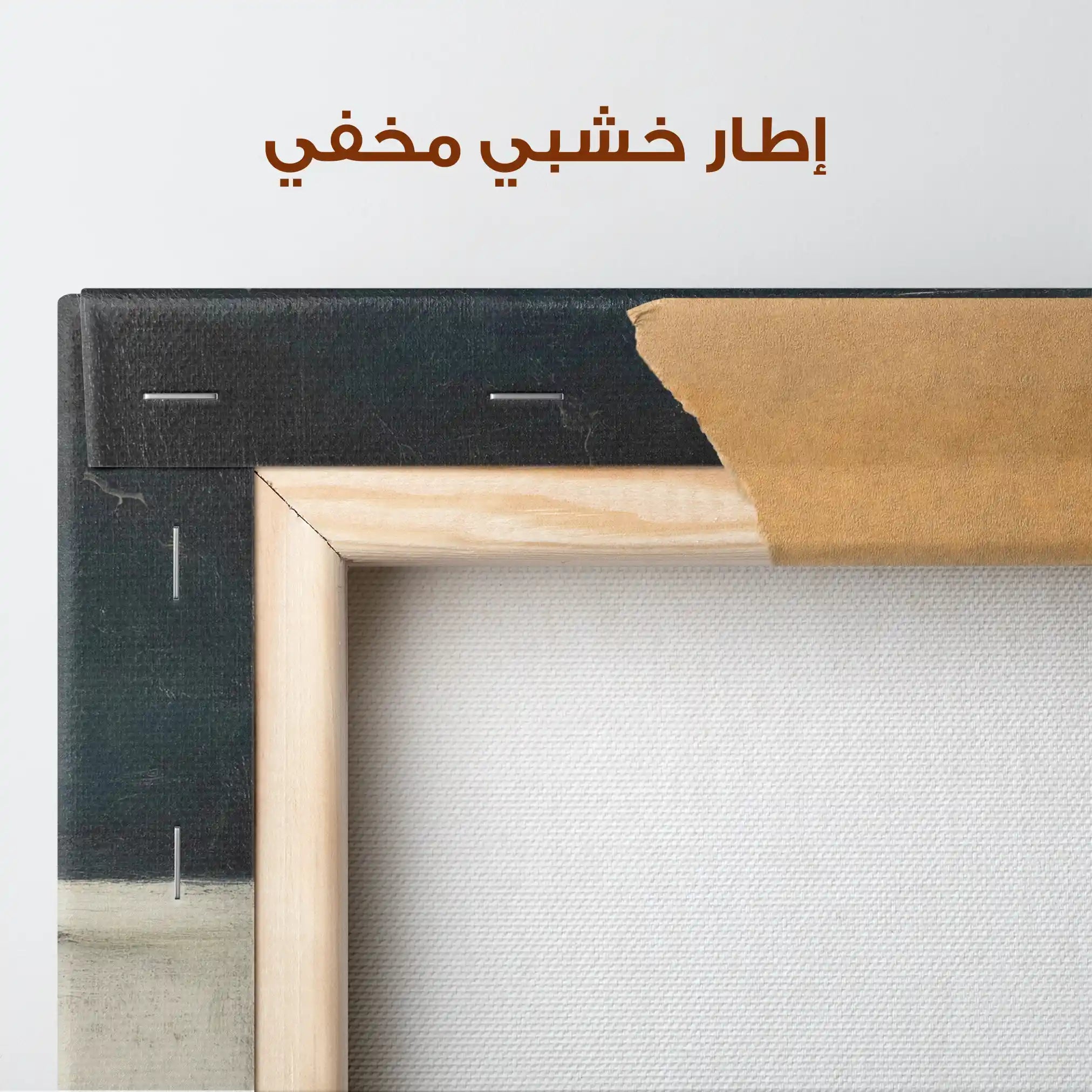 Abstract 808 Canvas Art 60 x 60 cm / Stretched on hidden frame
