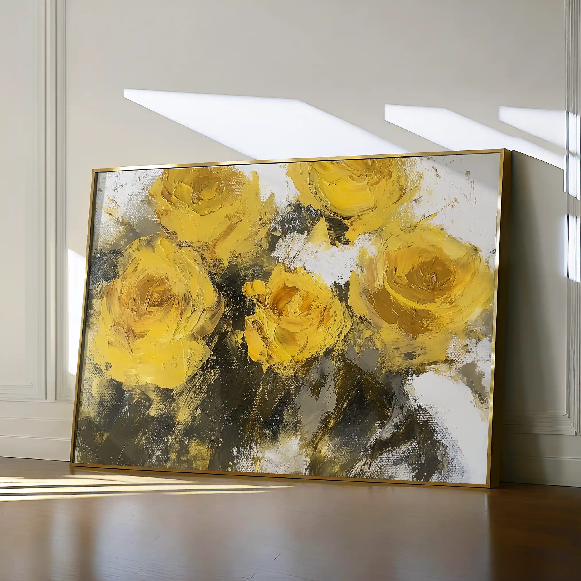 Floral Canvas Wall Art WAD809-F 90 x 60 cm / Stretched on hidden frame