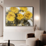 Floral Canvas Wall Art WAD809-F 90 x 60 cm / Stretched on hidden frame