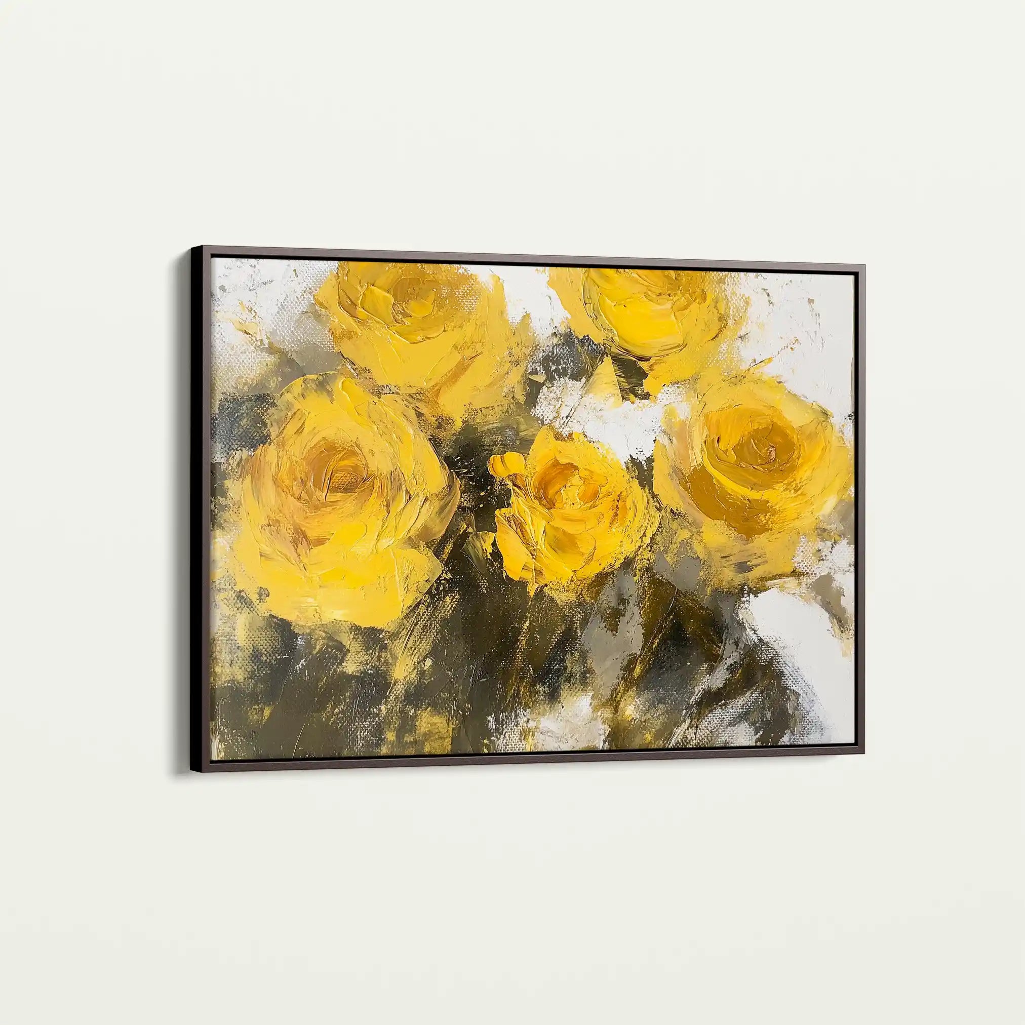 Floral Canvas Wall Art WAD809-F 90 x 60 cm / Stretched on hidden frame