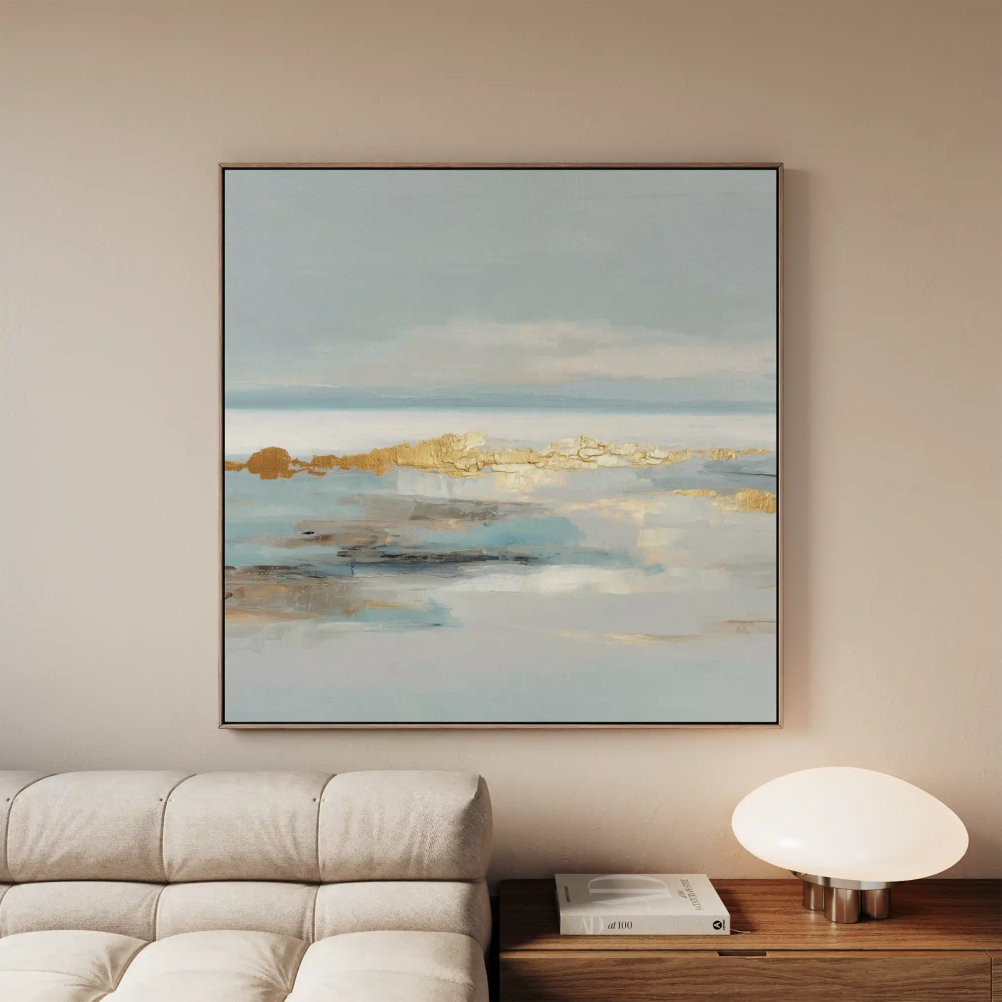 Abstract 810 Canvas Art 60 x 60 cm / Stretched on hidden frame