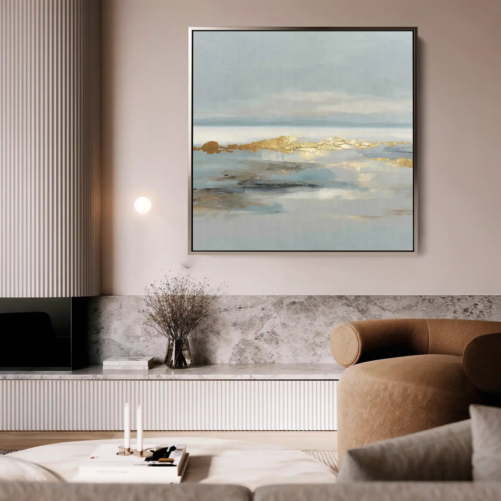 Abstract 810 Canvas Art 60 x 60 cm / Stretched on hidden frame