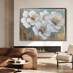 Floral Canvas Wall Art WAD810-F 90 x 60 cm / Stretched on hidden frame
