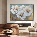 Floral Canvas Wall Art WAD810-F 90 x 60 cm / Stretched on hidden frame