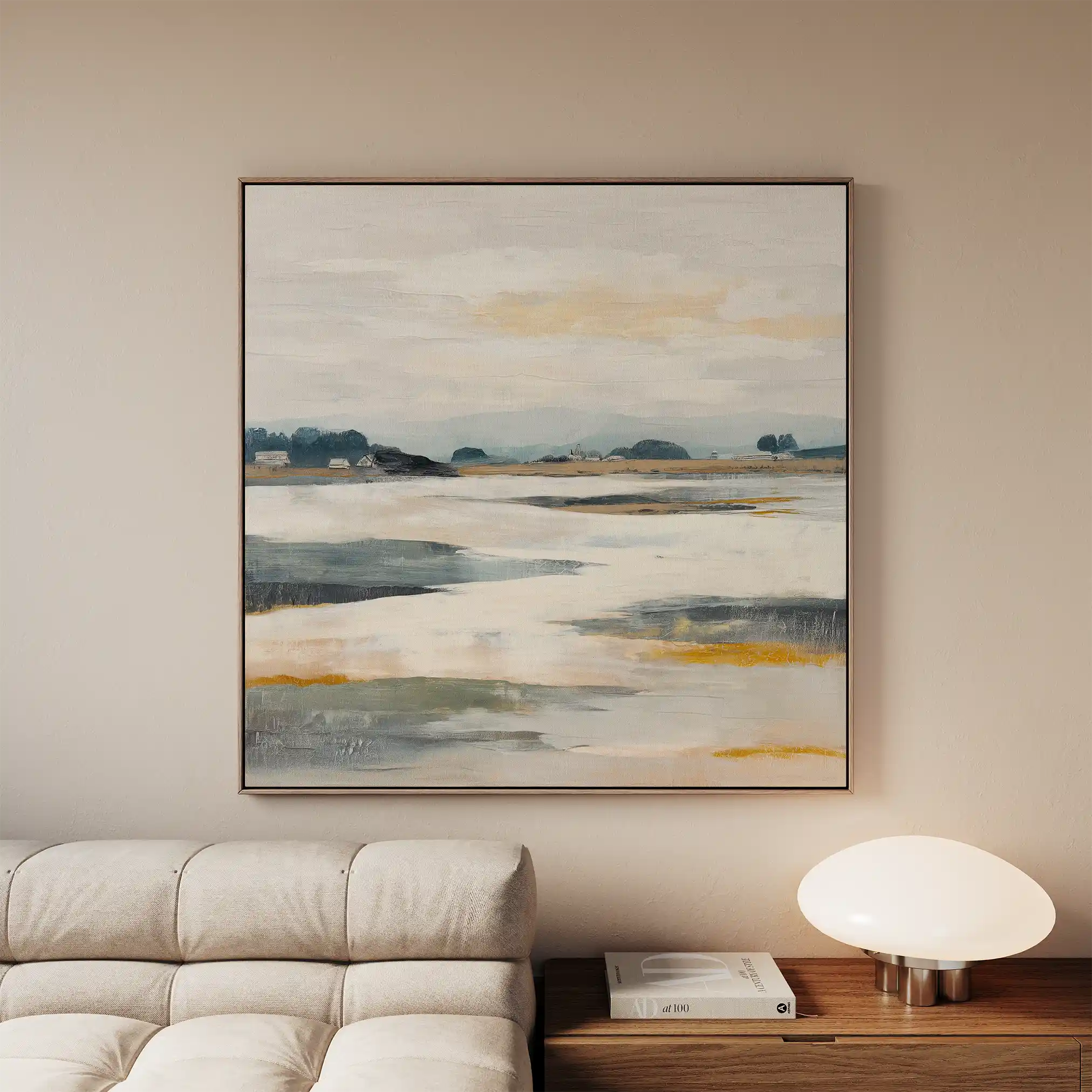 Abstract 811 Canvas Art 60 x 60 cm / Stretched on hidden frame