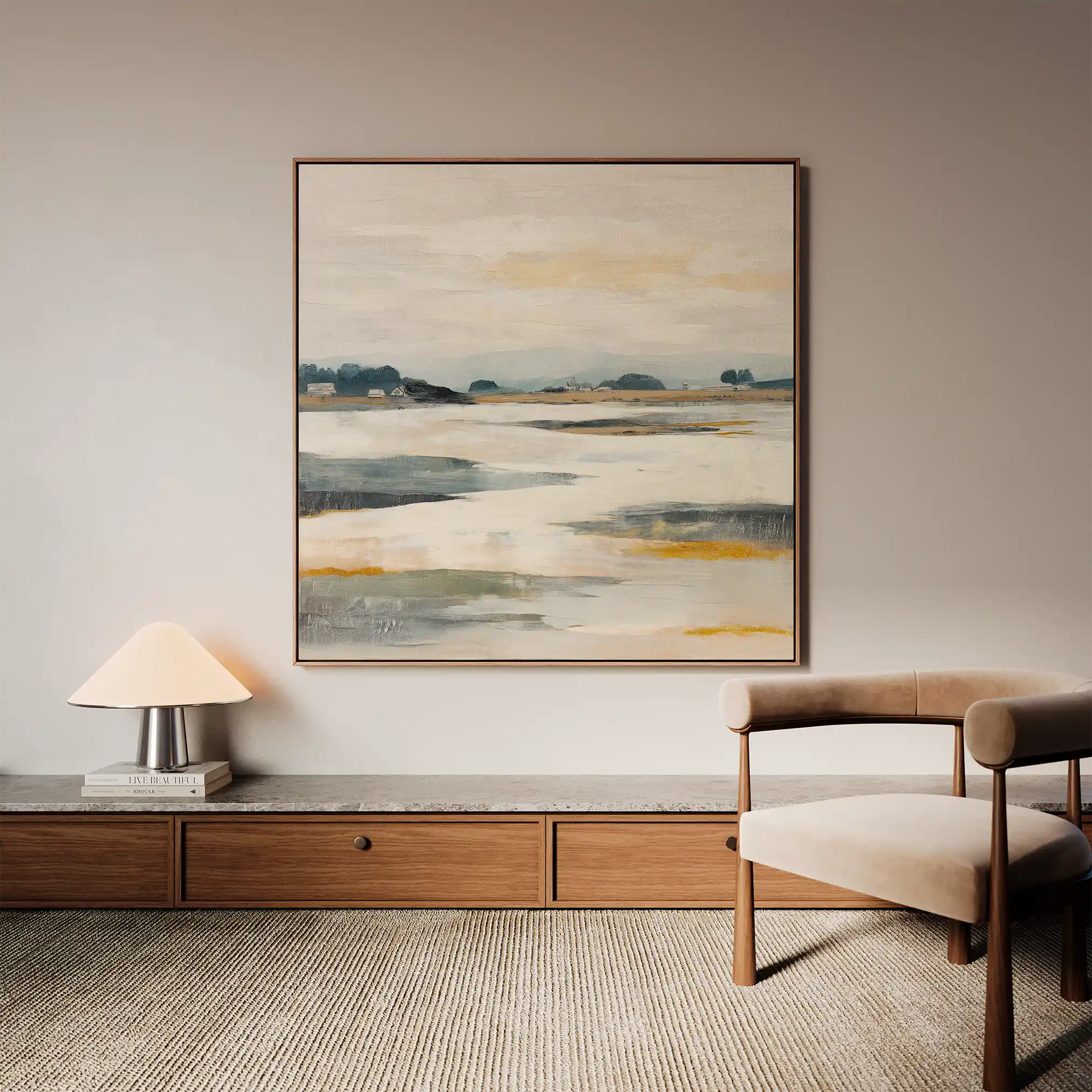 Abstract 811 Canvas Art 60 x 60 cm / Stretched on hidden frame