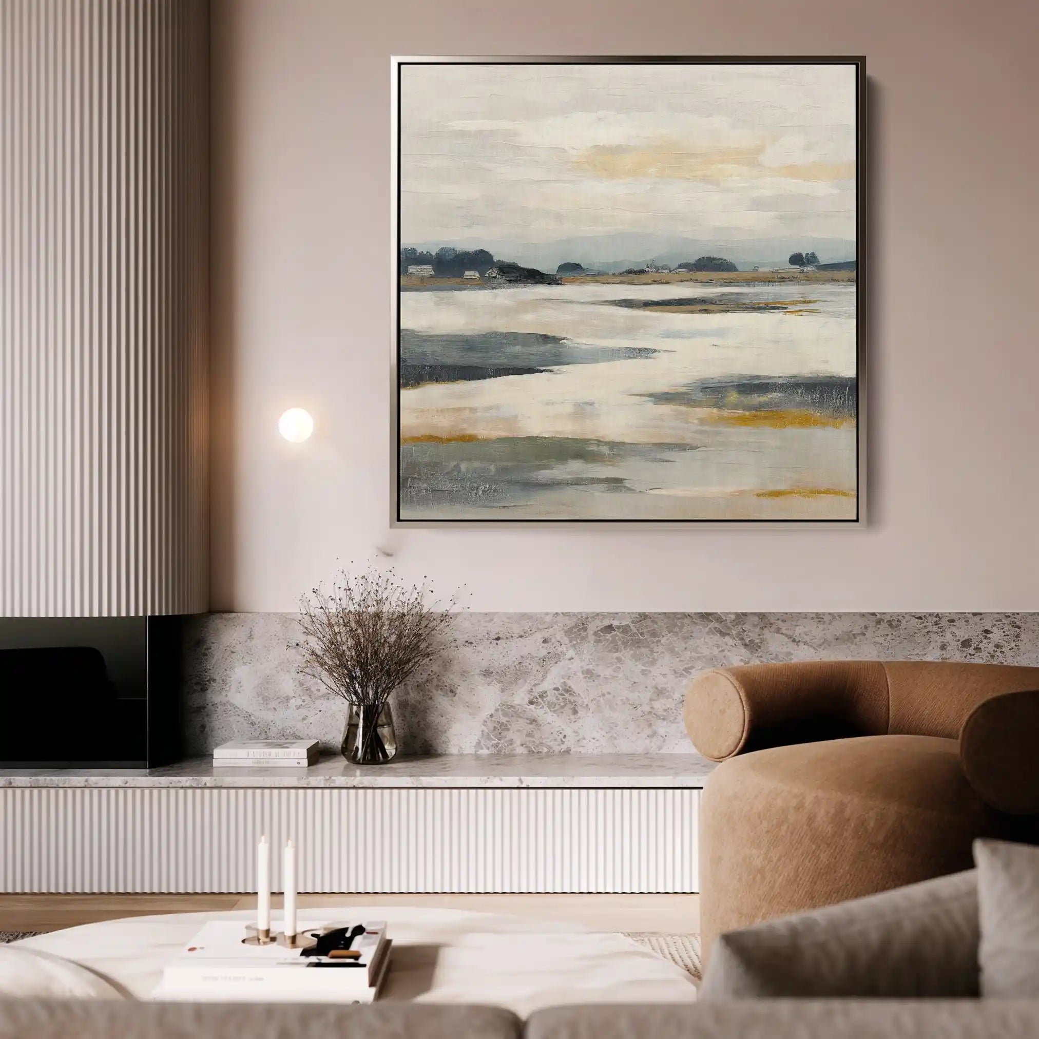 Abstract 811 Canvas Art 60 x 60 cm / Stretched on hidden frame