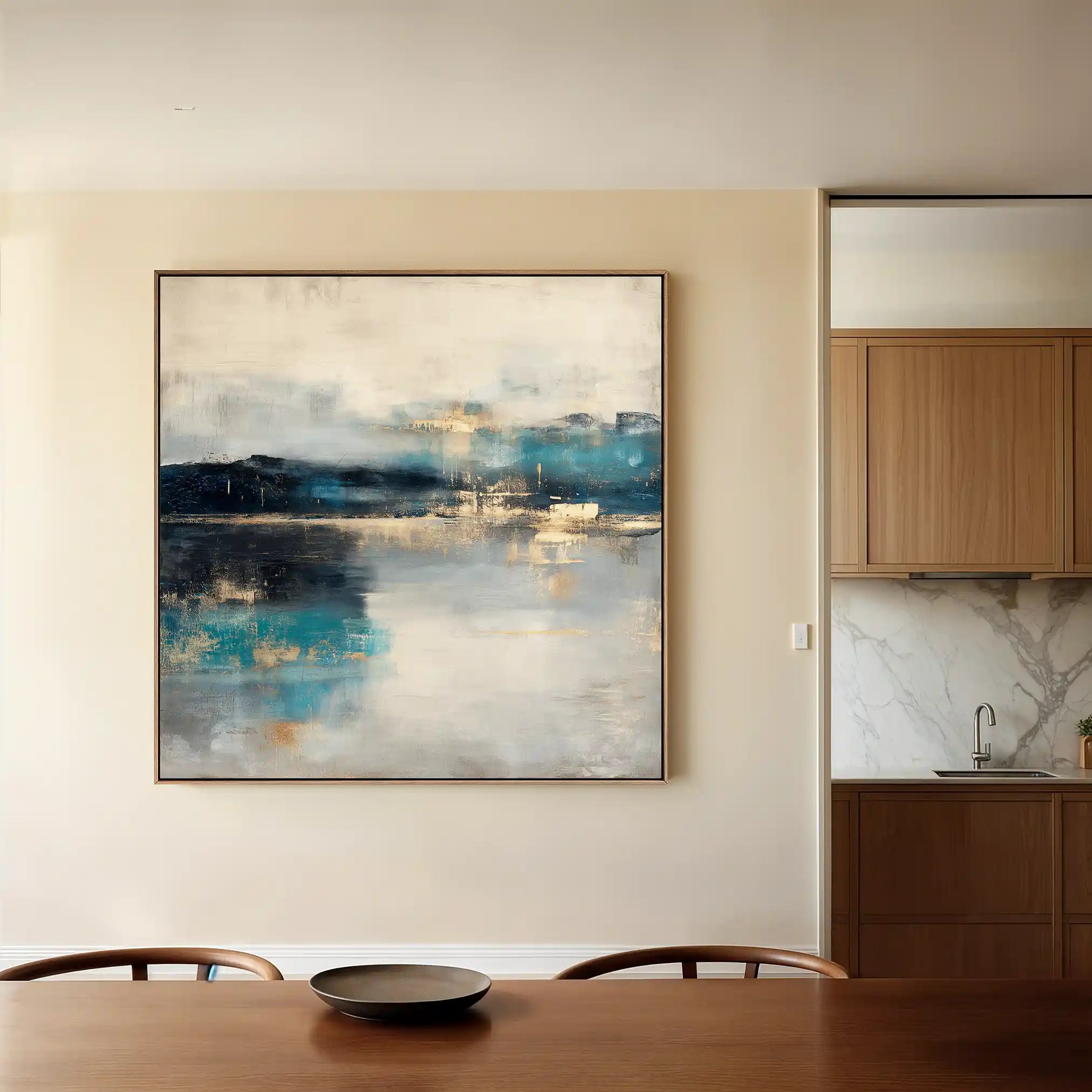Abstract 812 Canvas Art 60 x 60 cm / Stretched on hidden frame
