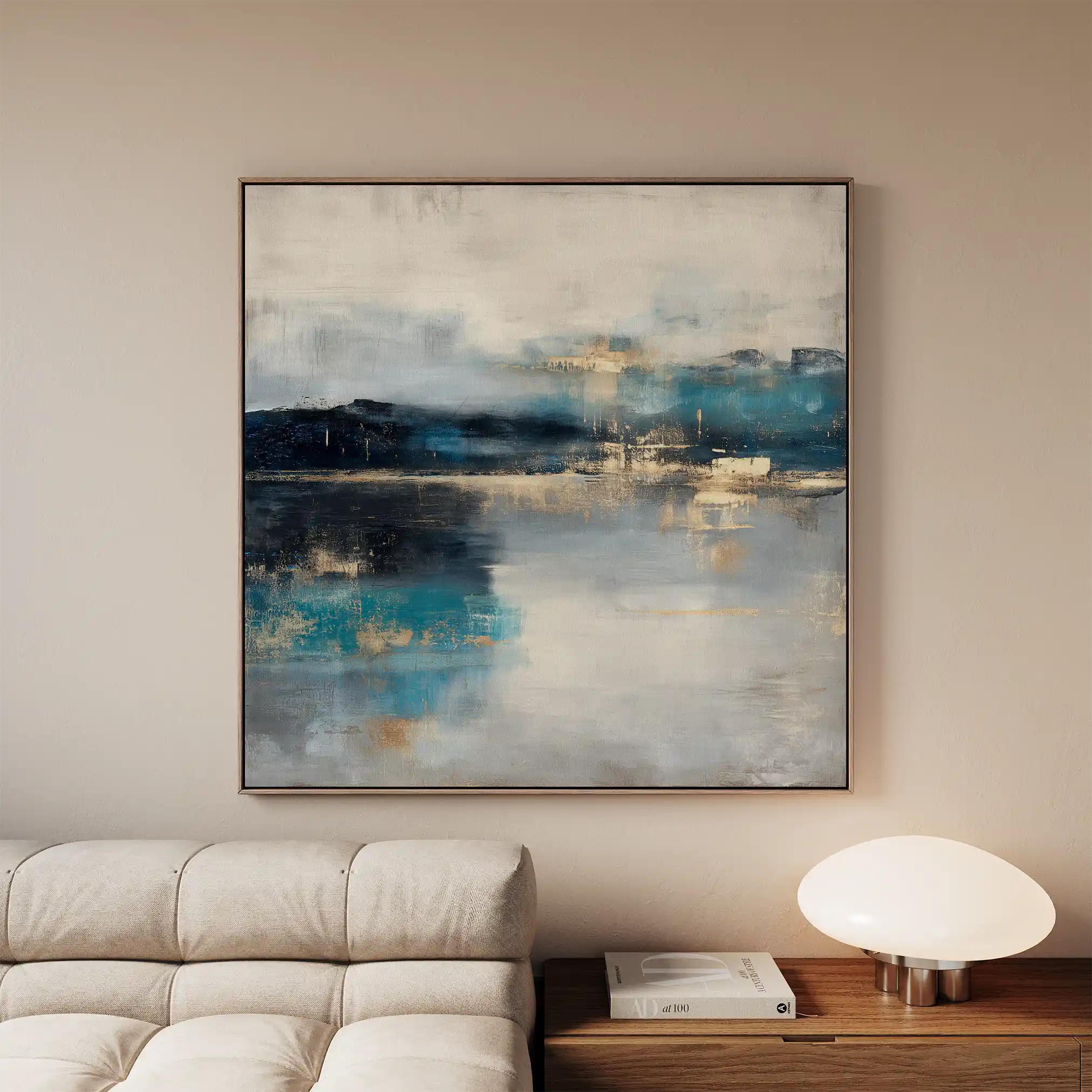 Abstract 812 Canvas Art 60 x 60 cm / Stretched on hidden frame