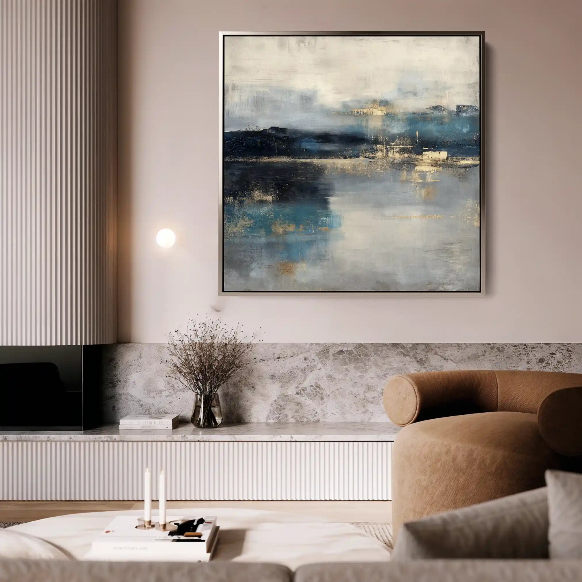 Abstract 812 Canvas Art 60 x 60 cm / Stretched on hidden frame