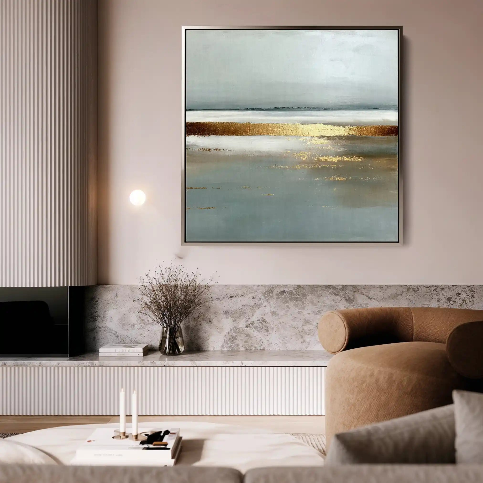 Abstract 813 Canvas Art 60 x 60 cm / Stretched on hidden frame