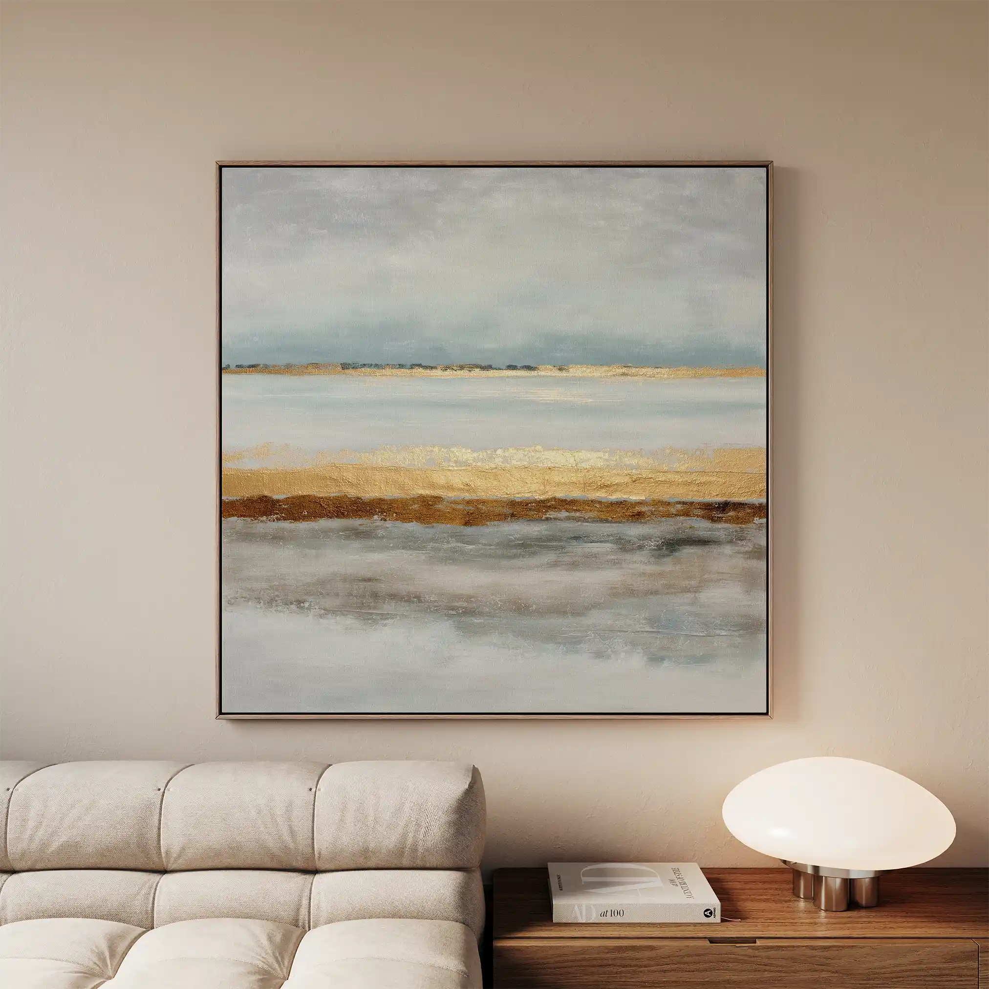 Abstract 814 Canvas Art 60 x 60 cm / Stretched on hidden frame